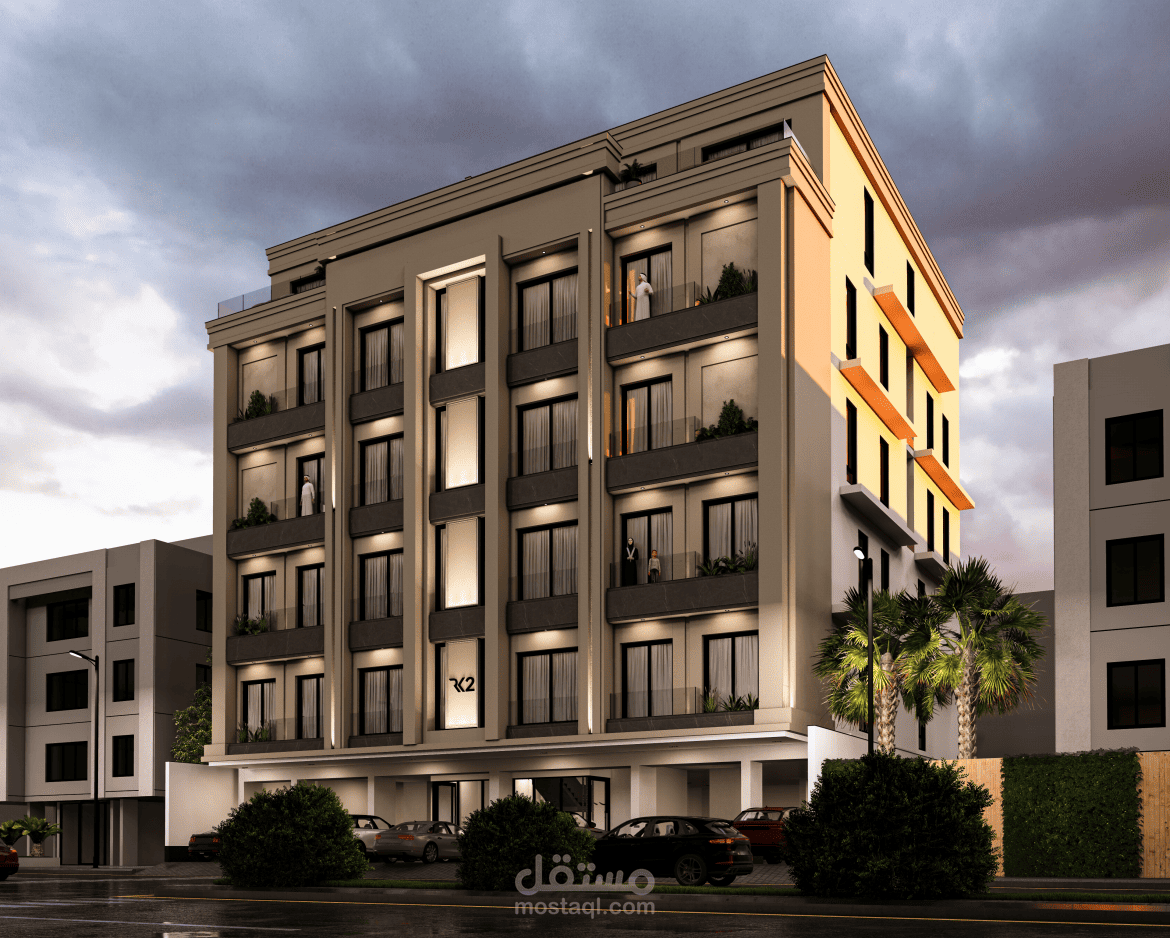 حصر كميات عمارة سكنية  في جدة