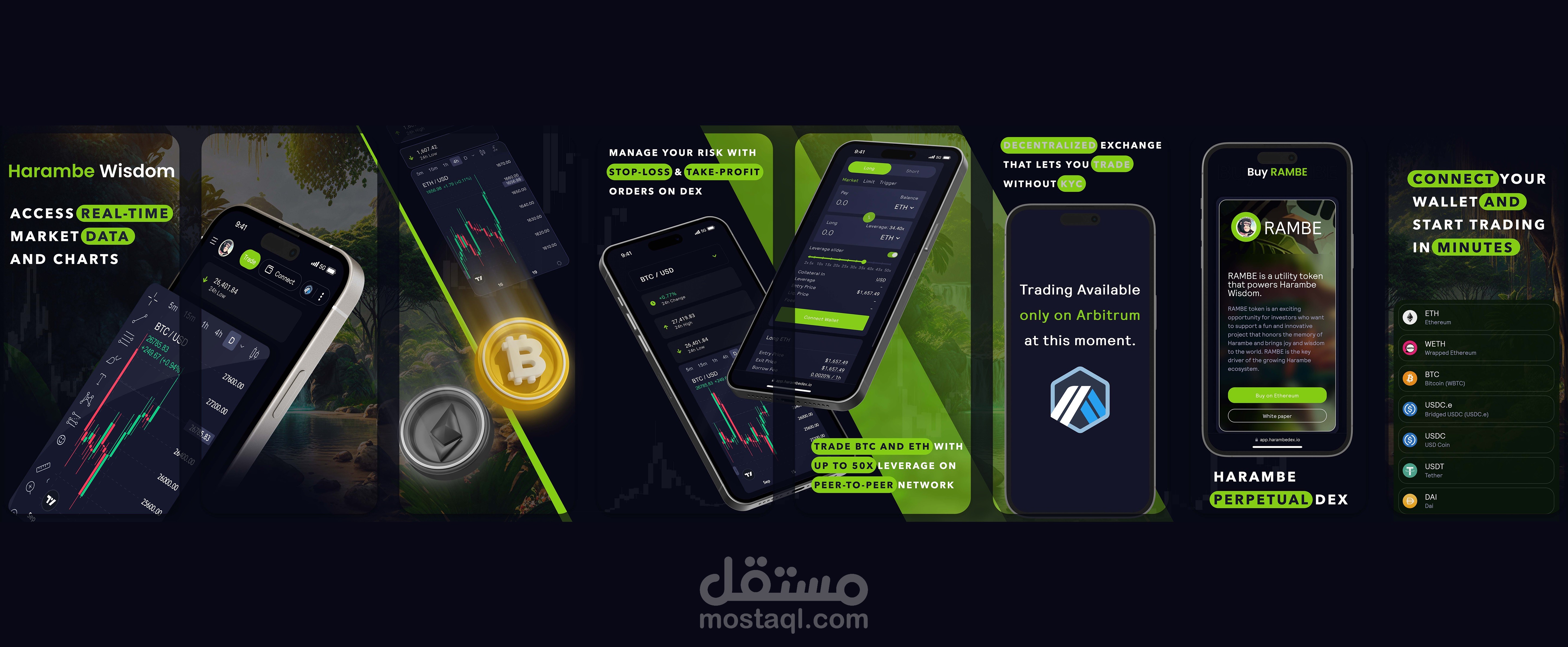 تصميم لقطات الشاشة للتطبيق