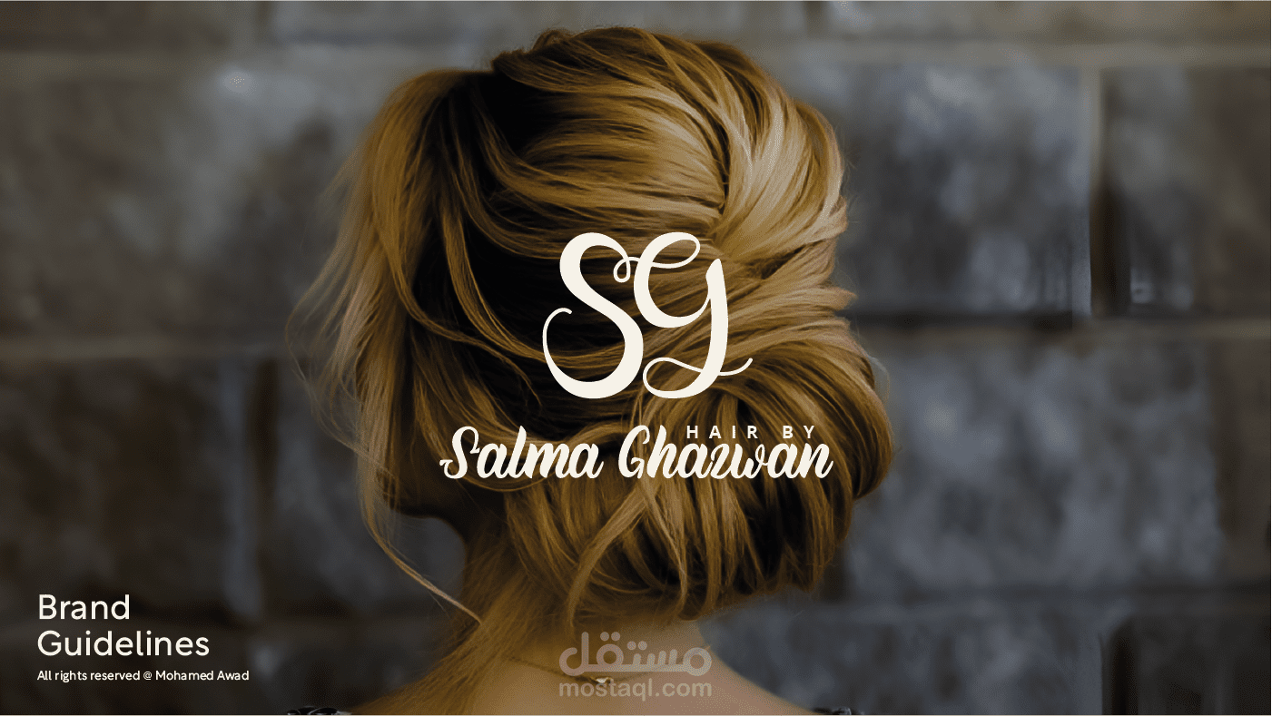 Hairstyle branding, logo design, brand identity