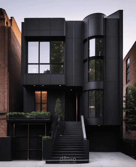 تصميمات واجهات معمارية 3d مودرن وكلاسيك