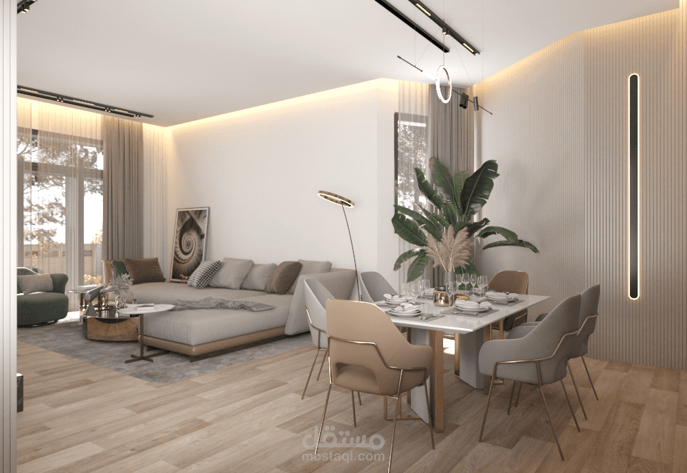 تصميم داخلي لشقة