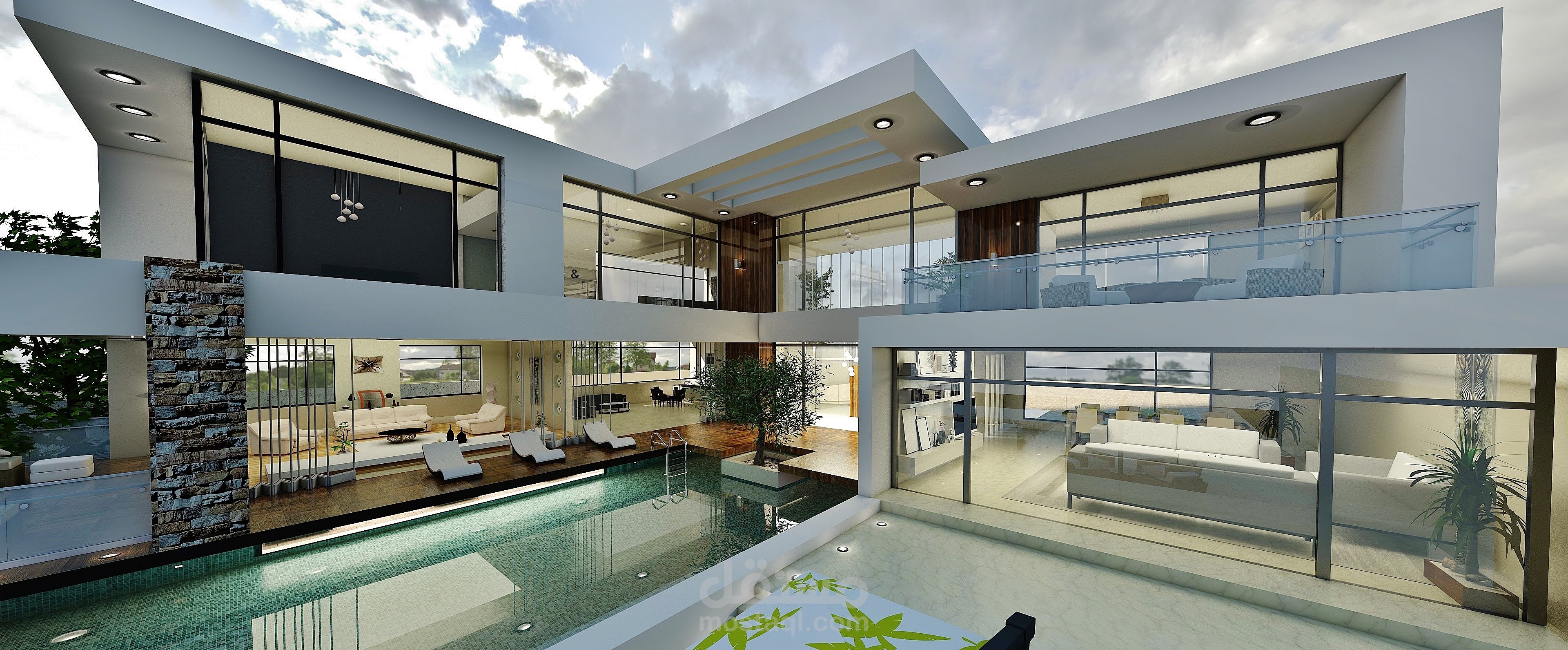 modern villa