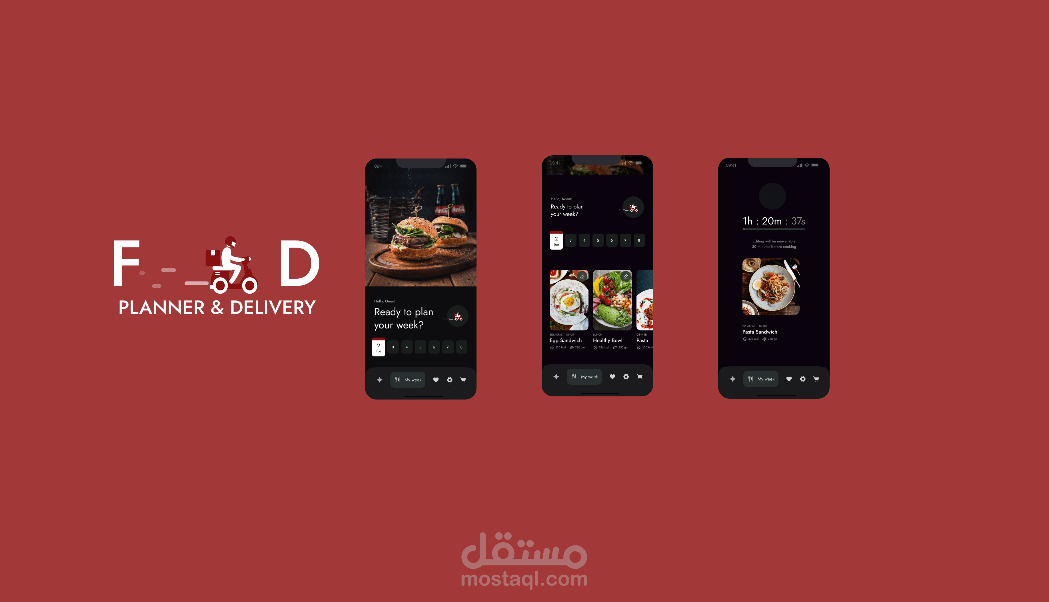 UI Design: Food Delivery App