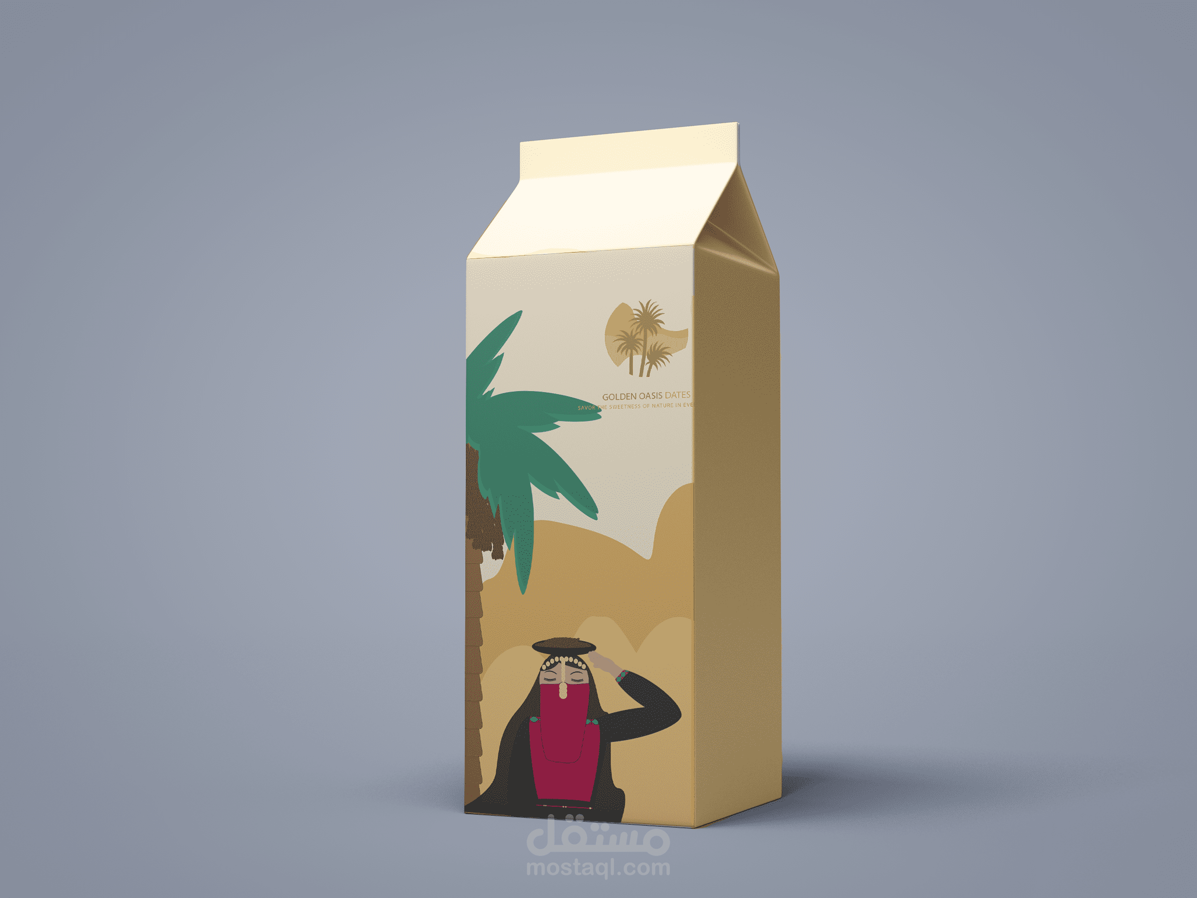 تغليف منتجات باسخدام الرسم الفيكتور