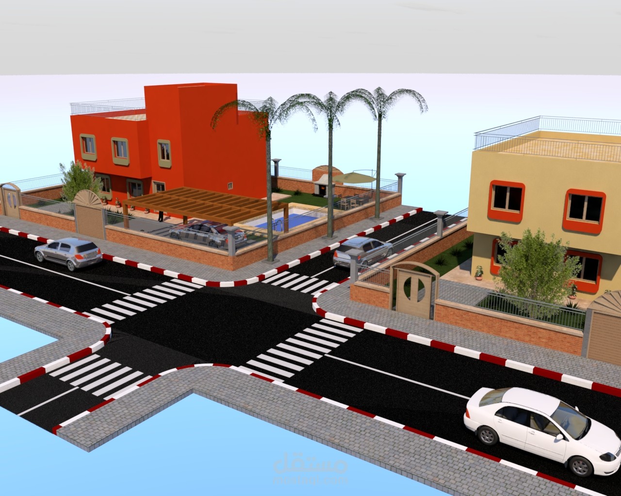 conception 3d de deux logements economique