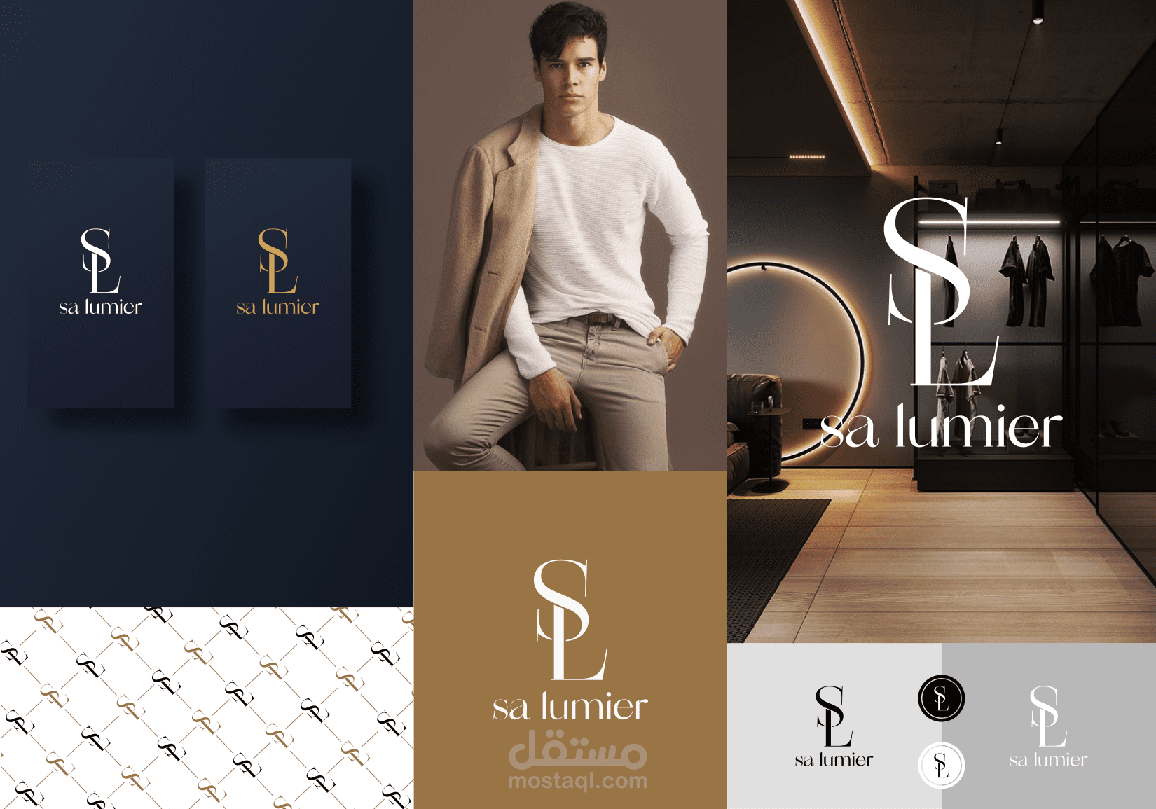 تصميم هوية بصرية لبراند ملابس