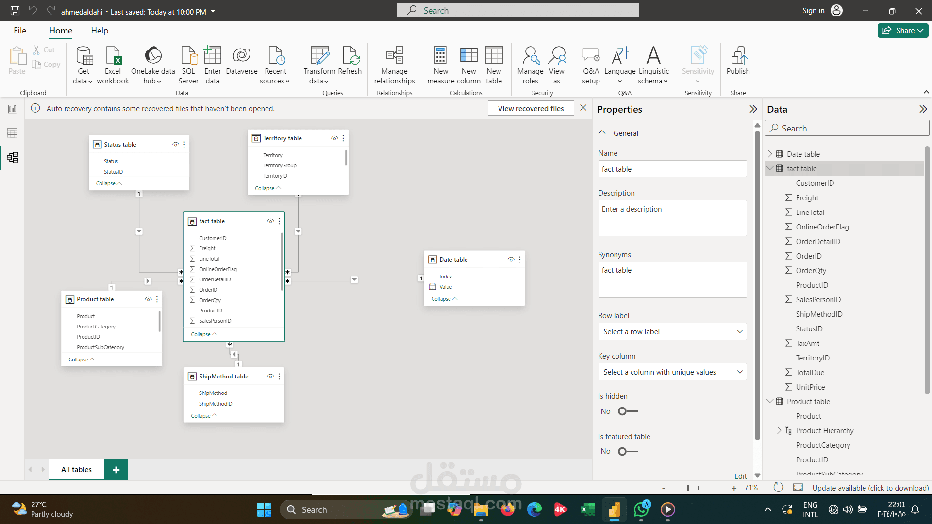 Data Base project