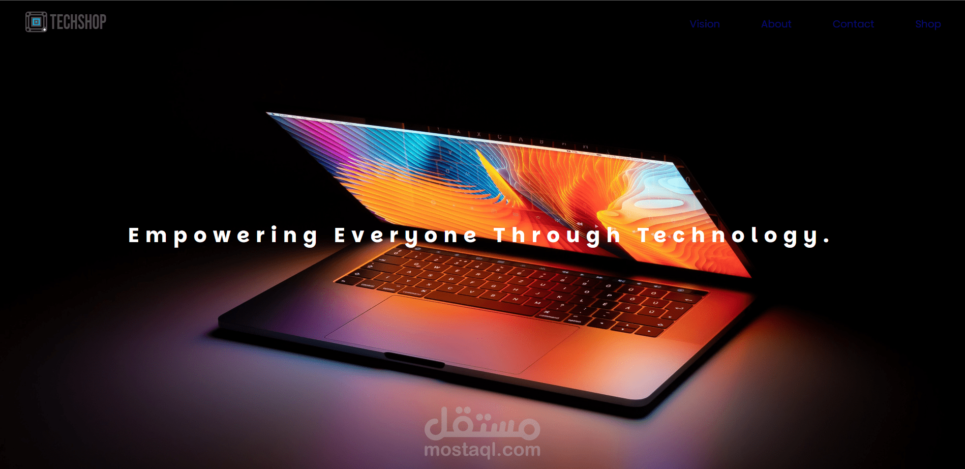 متجر الكتروني - E-commerce website