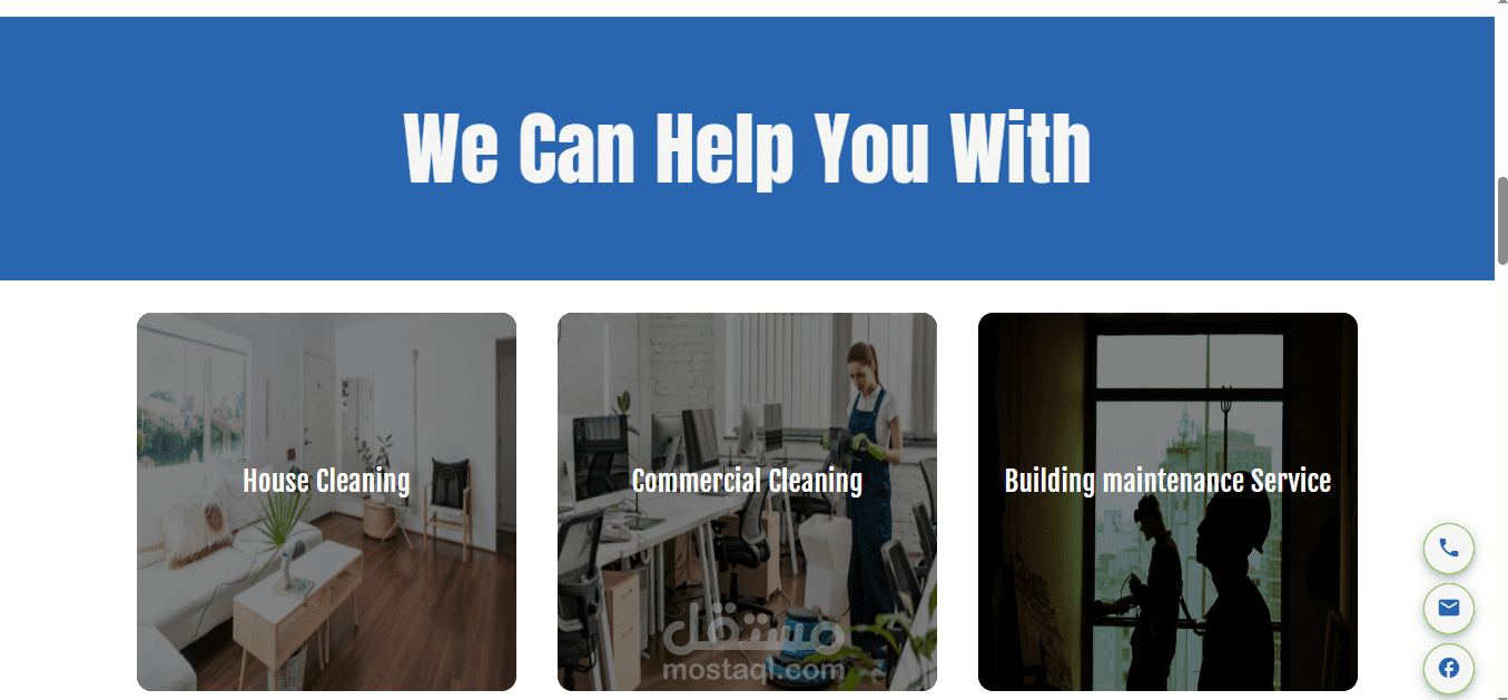 موقع شركة تنضيفات ألمانية تدعى FeWo clean 4 u