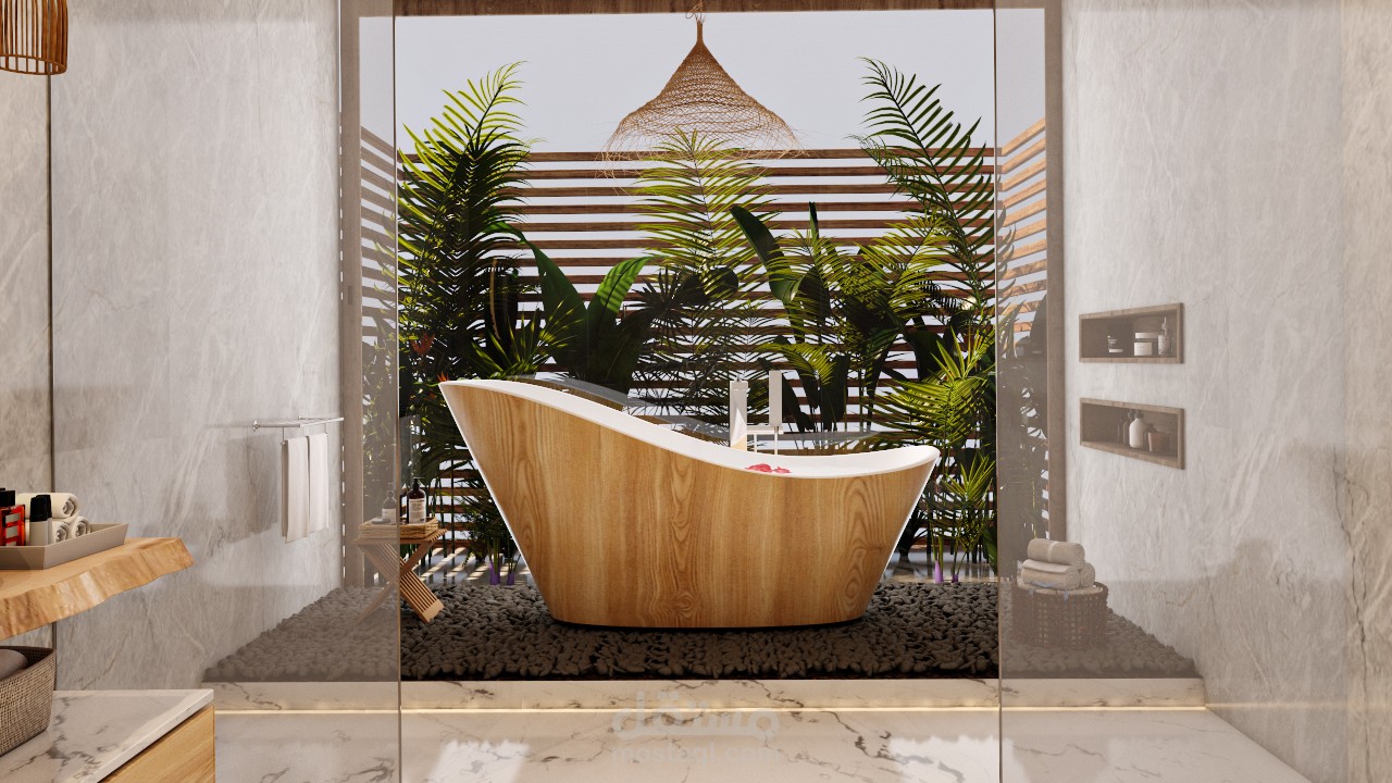 Boho bathroom