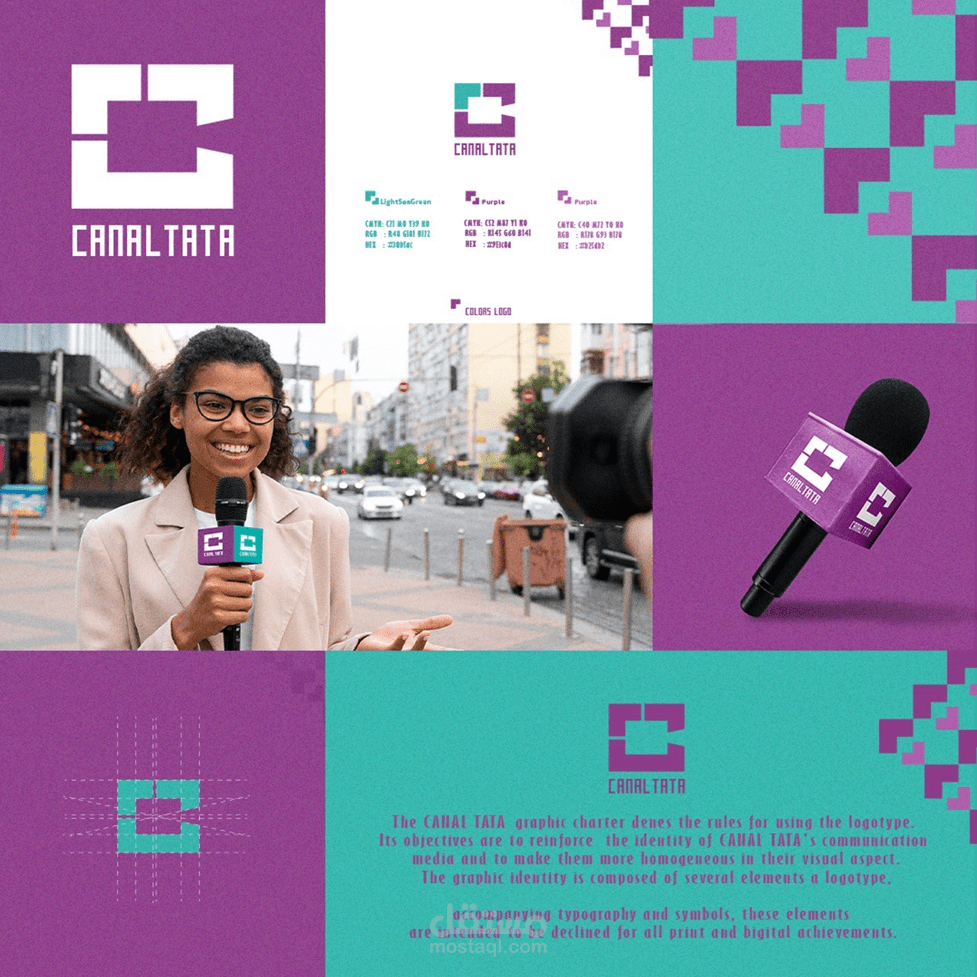 مشروع لهوية البصرية ل CANAL TATA