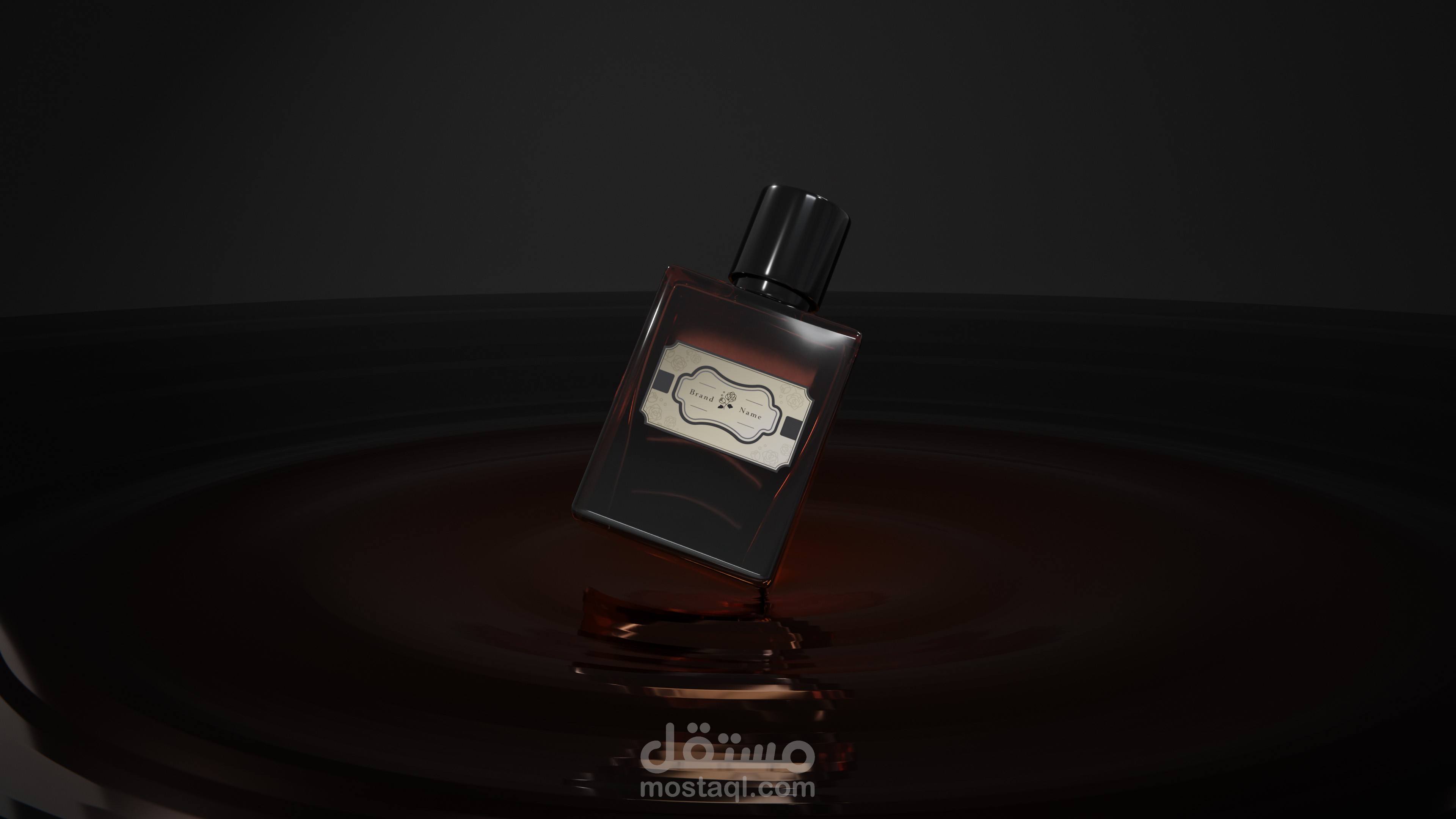 Perfume Photorealistic 3D Product Rendering