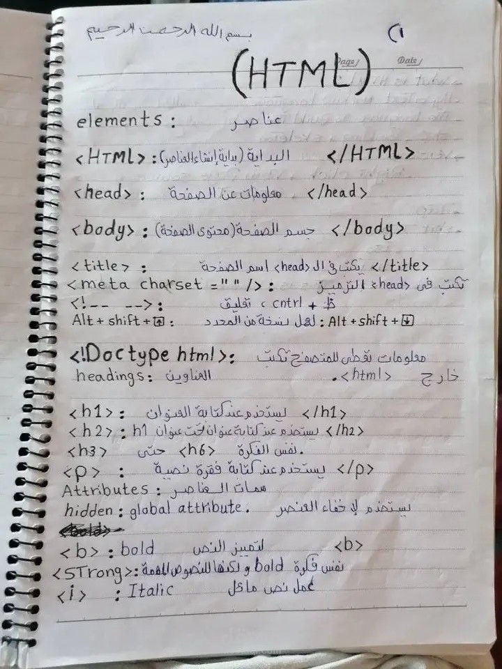 قكت بانهاء html  في front end devloper
