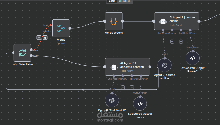 بناء Automation Workflow