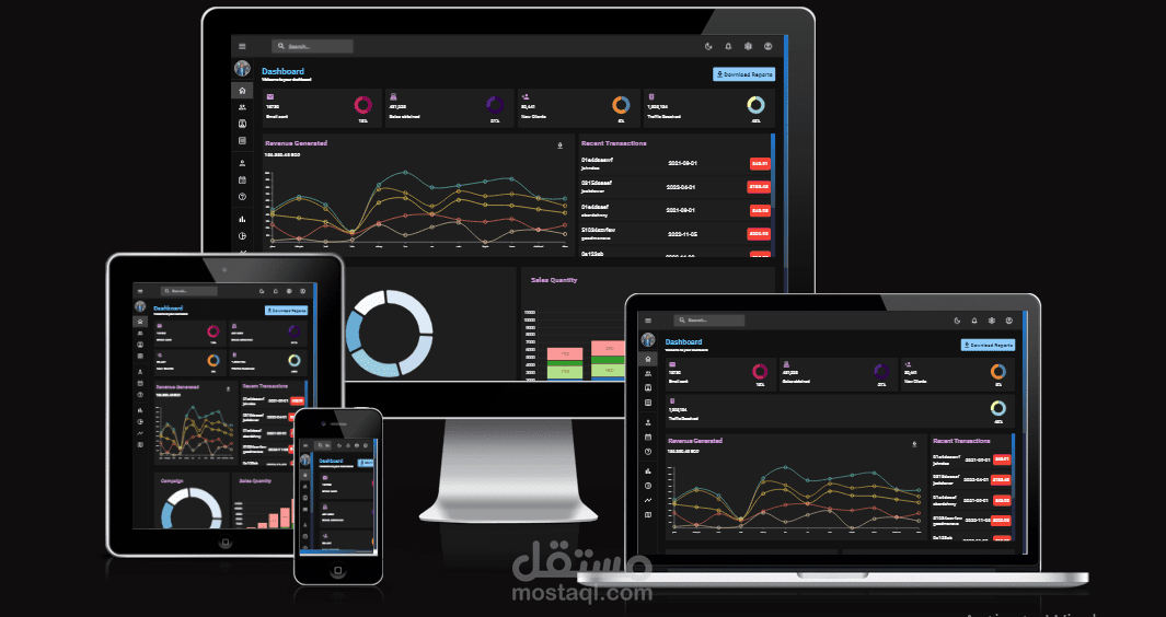 Admin dashboard