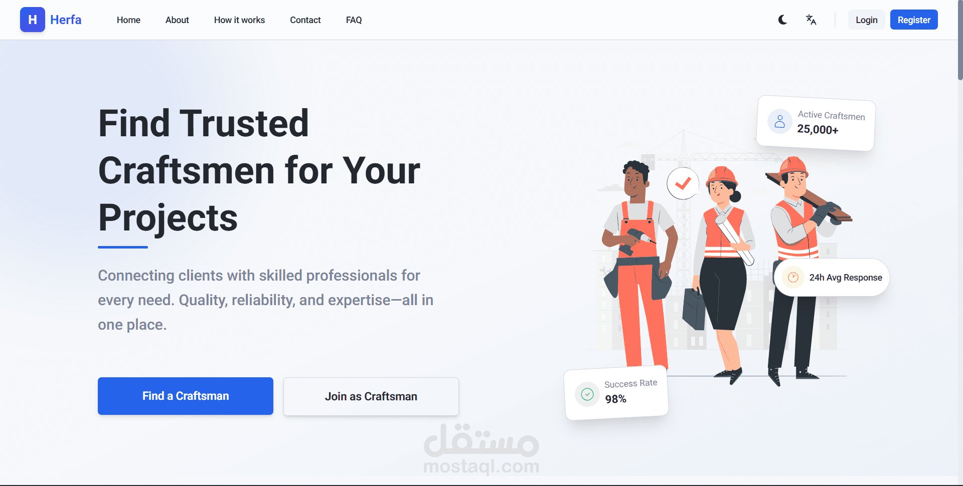 Herfa - craftsman marketplace ecosystem