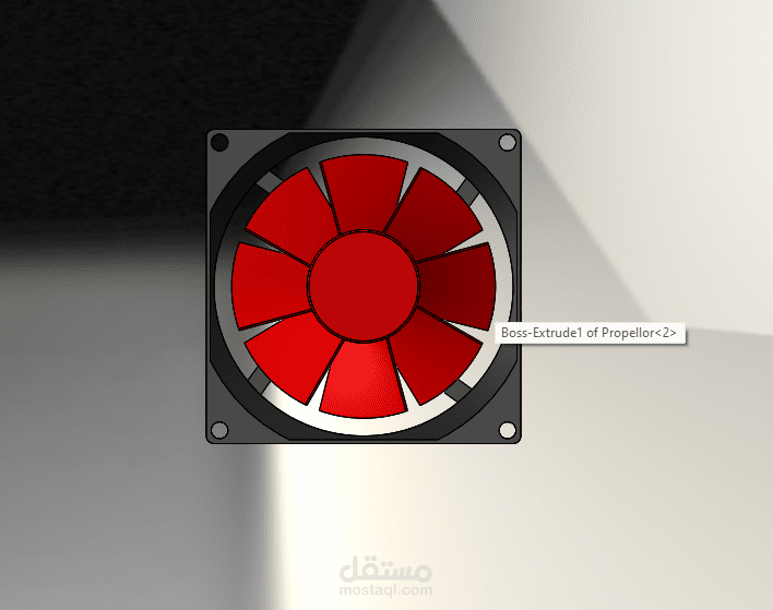 تصميم مروحة شفاط