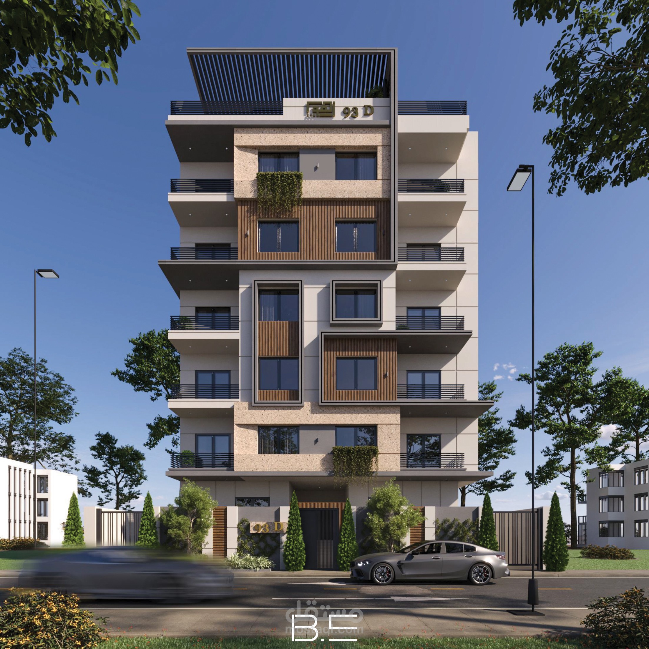 تصميم واجهة سكنية مودرن