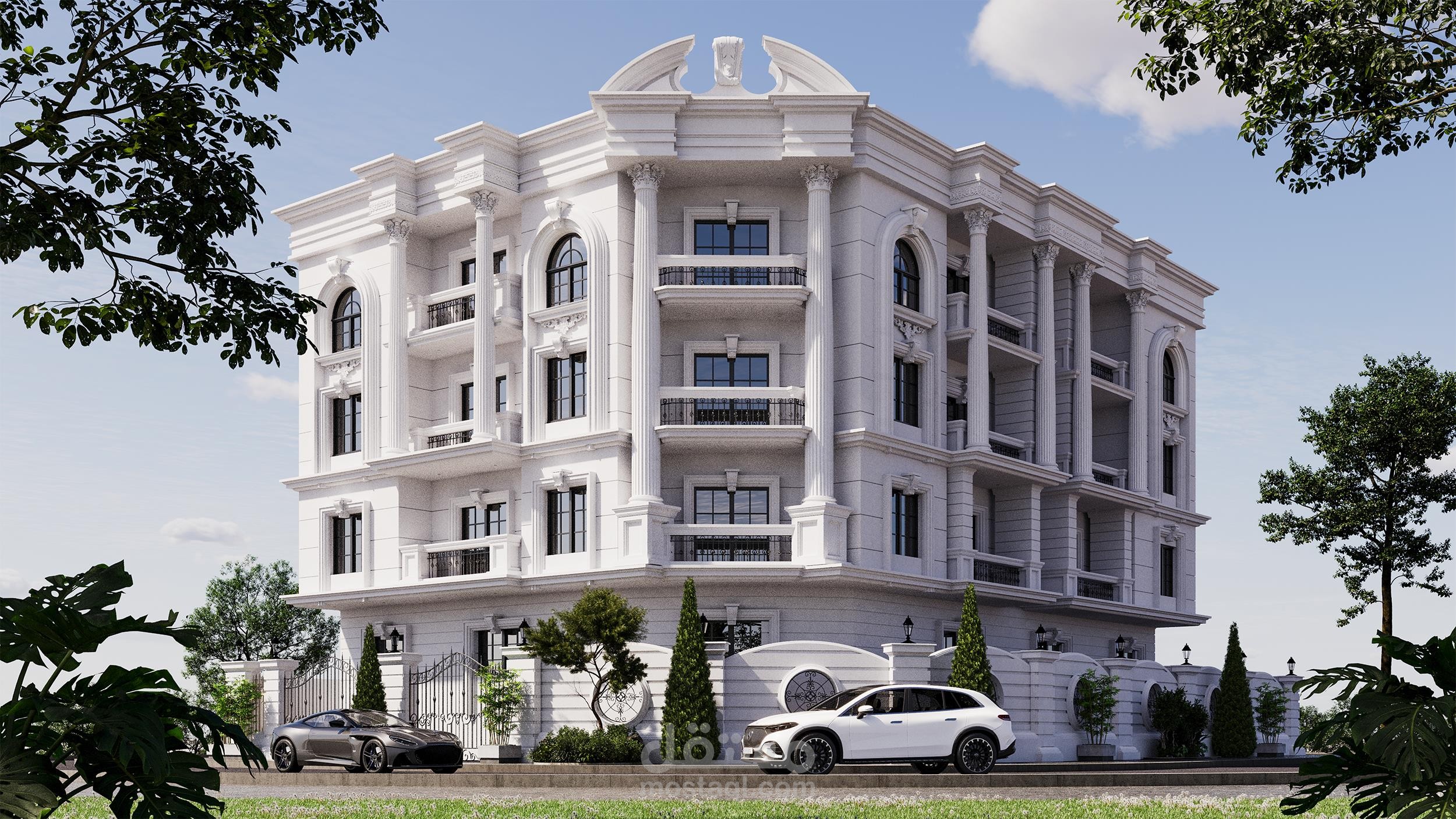 تصميم واجهات معمارية كلاسيكية