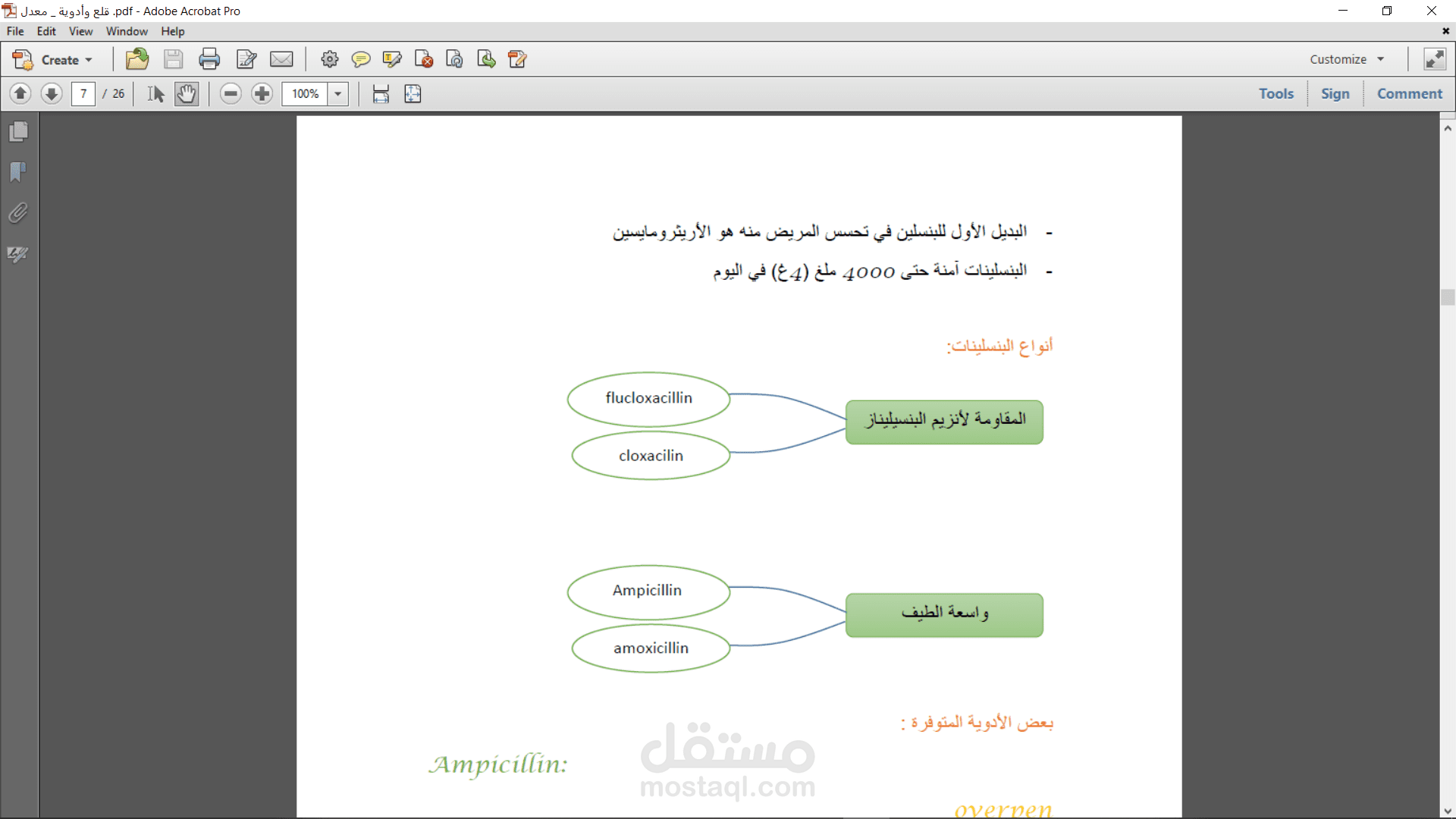 كتابة ضمن Word