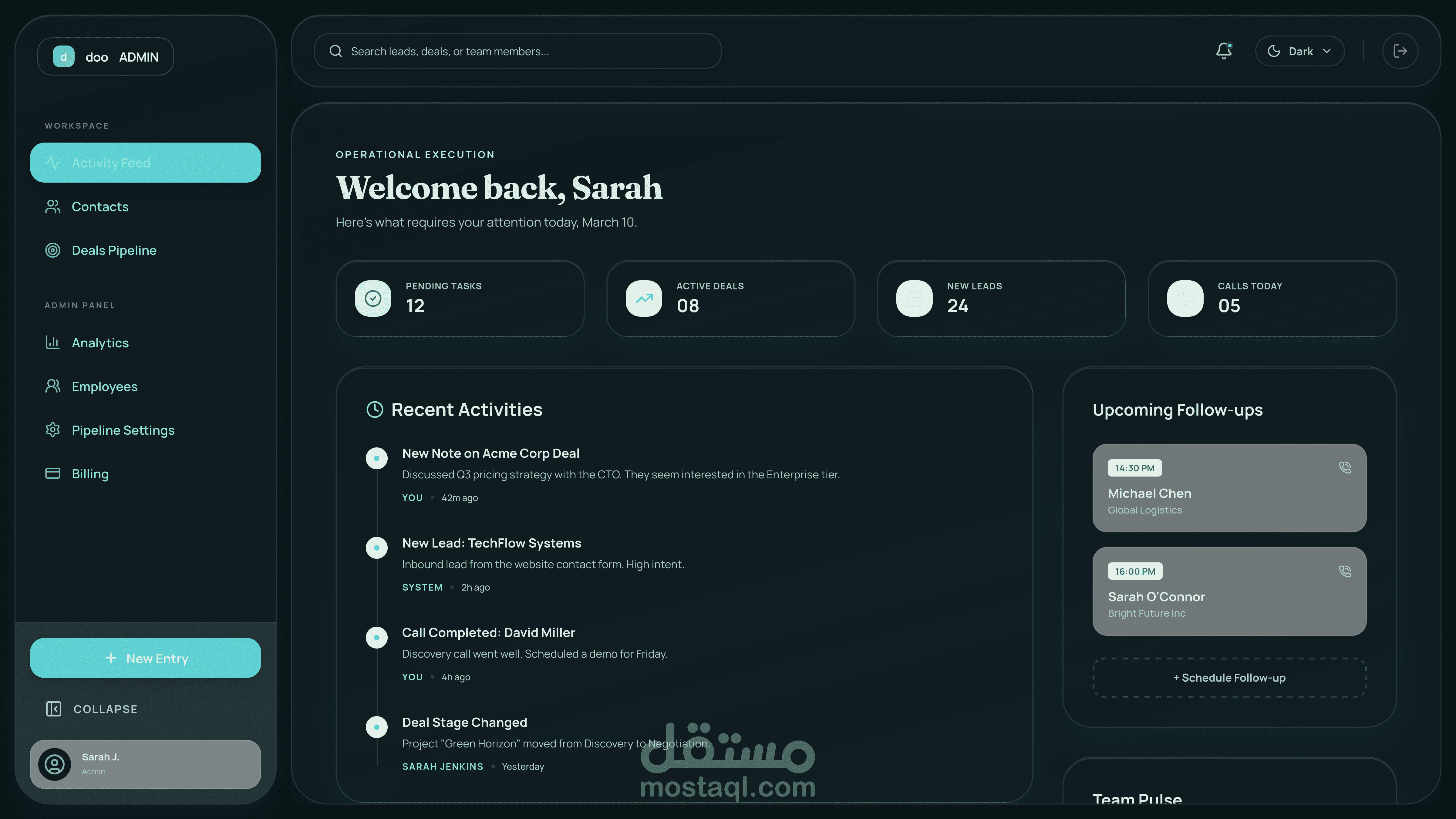 SaaS Sales CRM