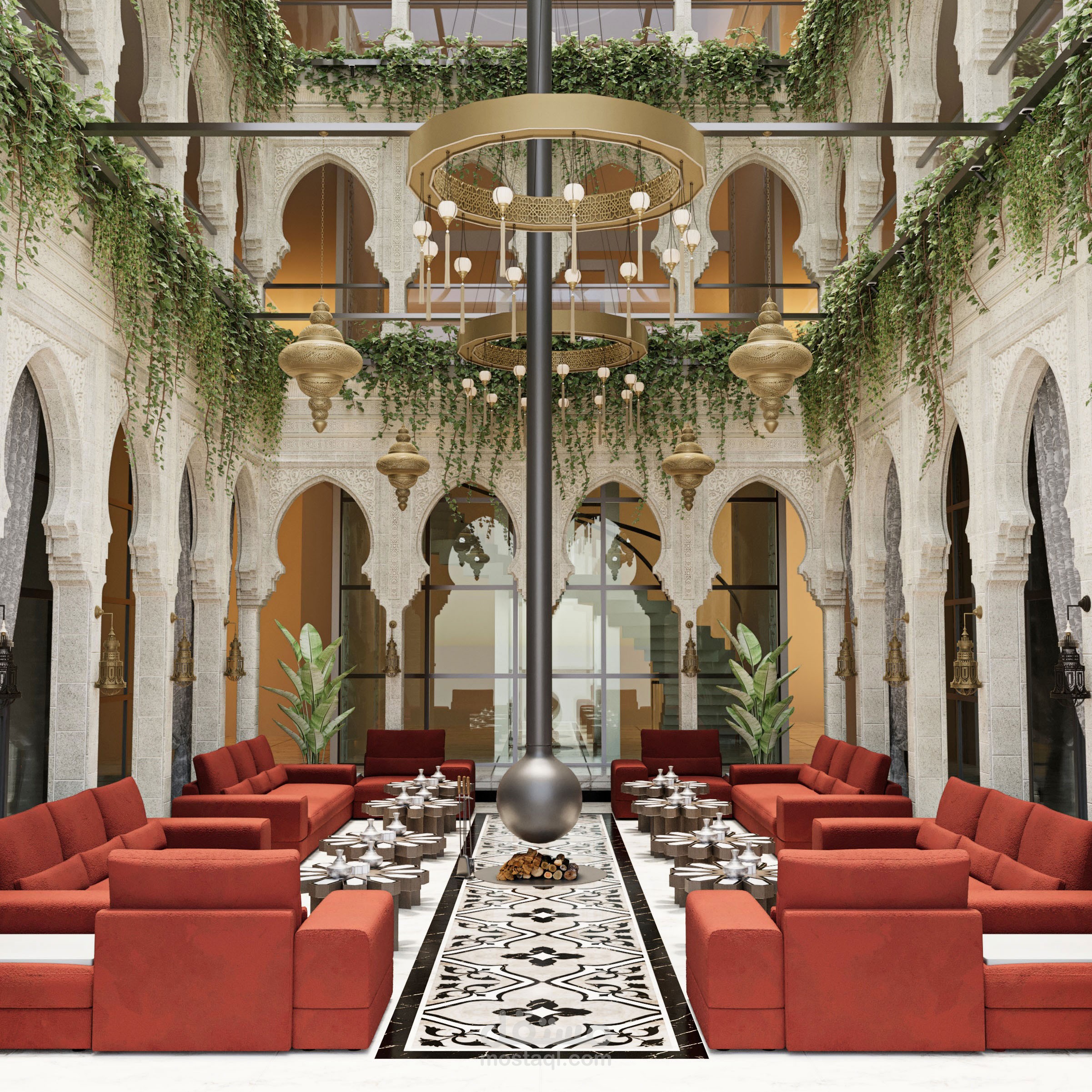 Exterior reception _ majlis design