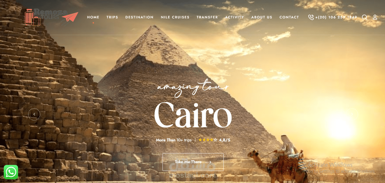 Remoza Tours(Tourism company website)