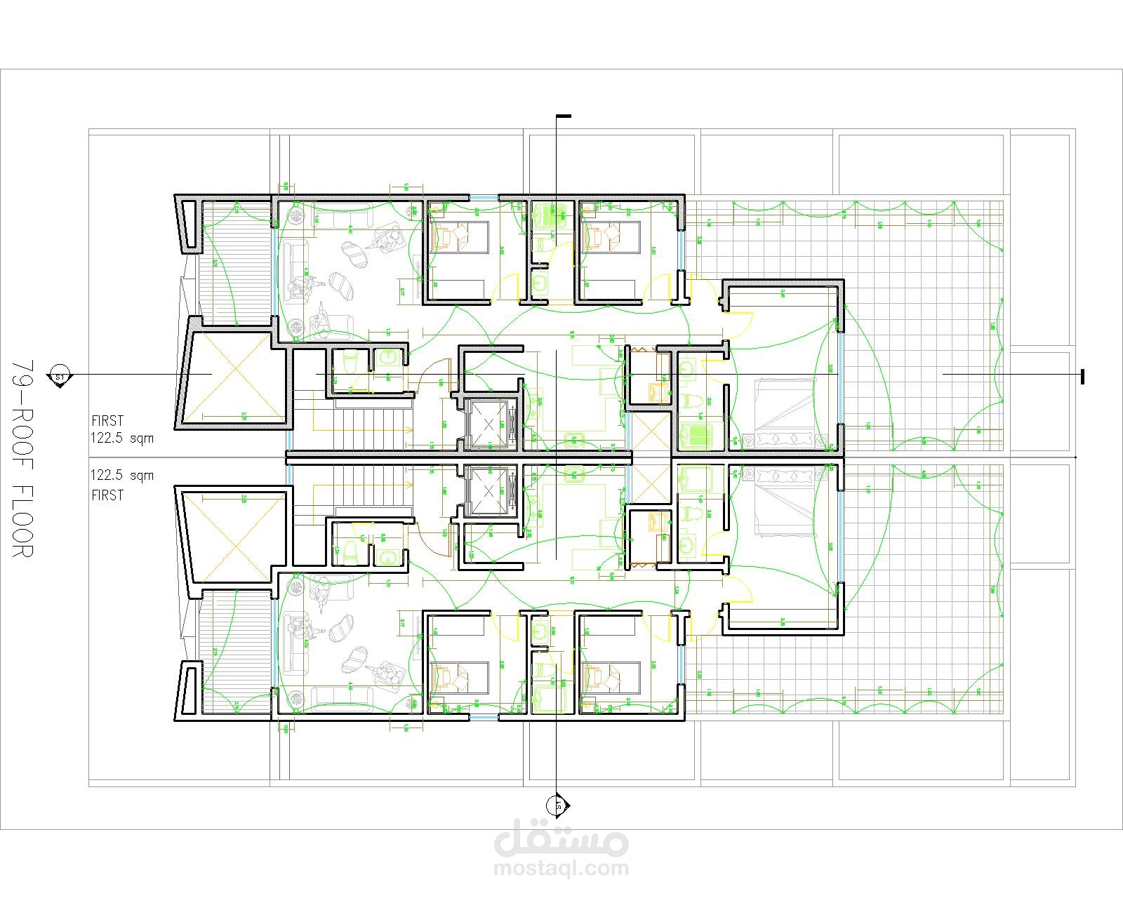 تصميم دوائر القوي لمبني سكني