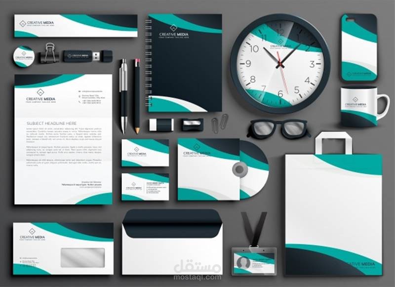 تصميم هوية بصرية بطريقة احترافية