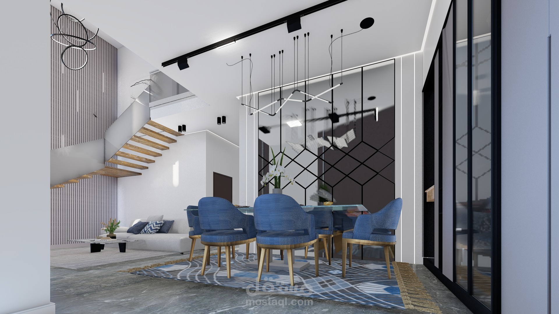 تصميم داخلي لشقة سكنية 04