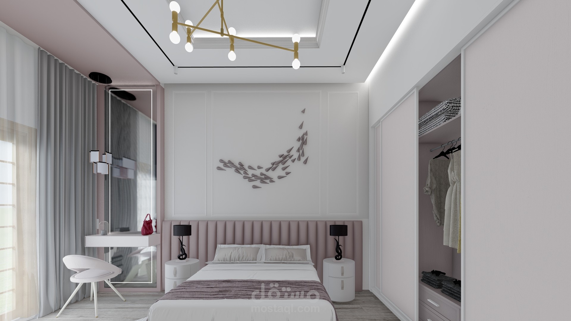 تصميم غرفة فتاة