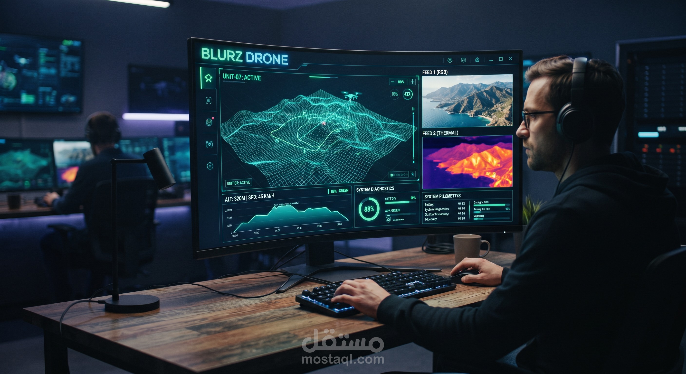 Blurz Drone نظام متكامل لإدارة عمليات الطائرات بدون طيار