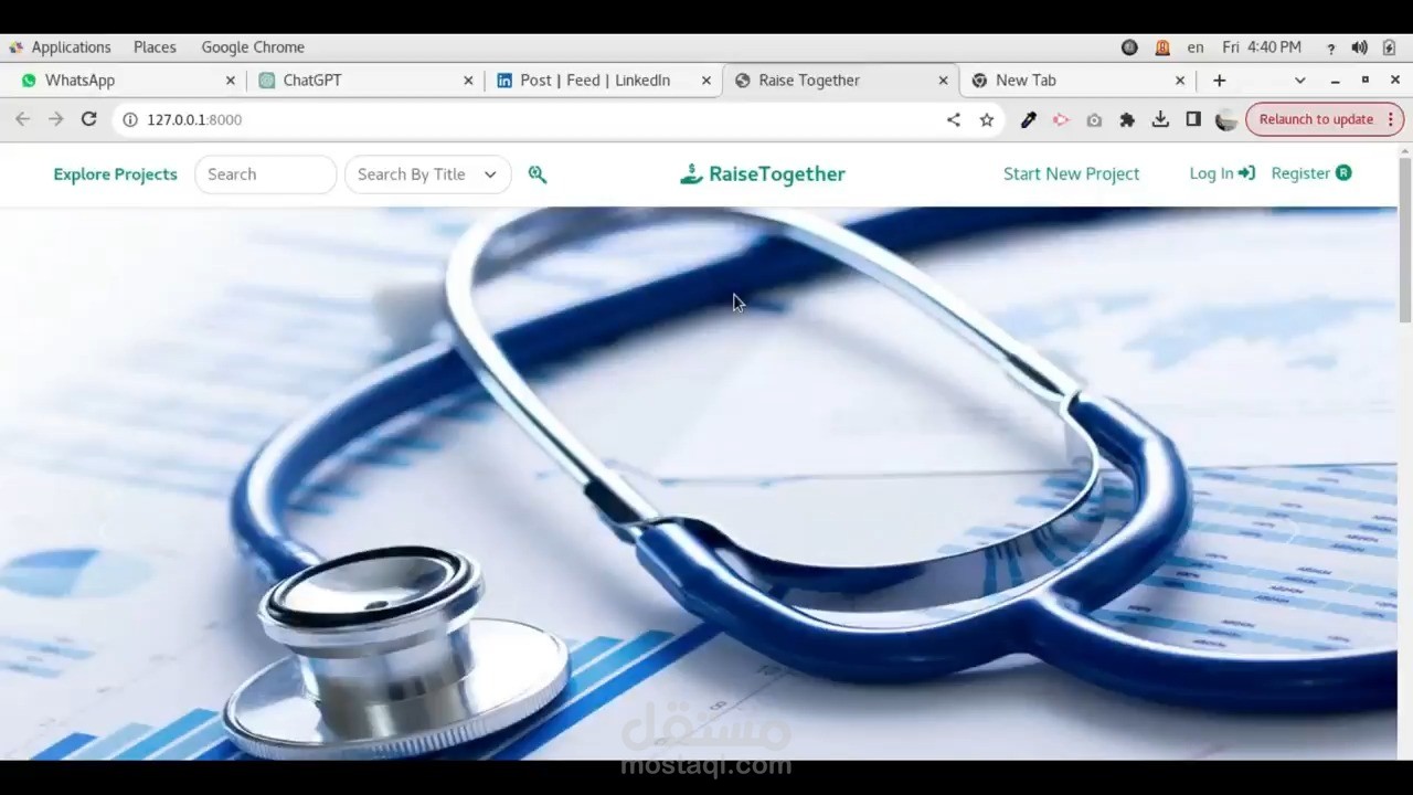 Raise Together - donation web App