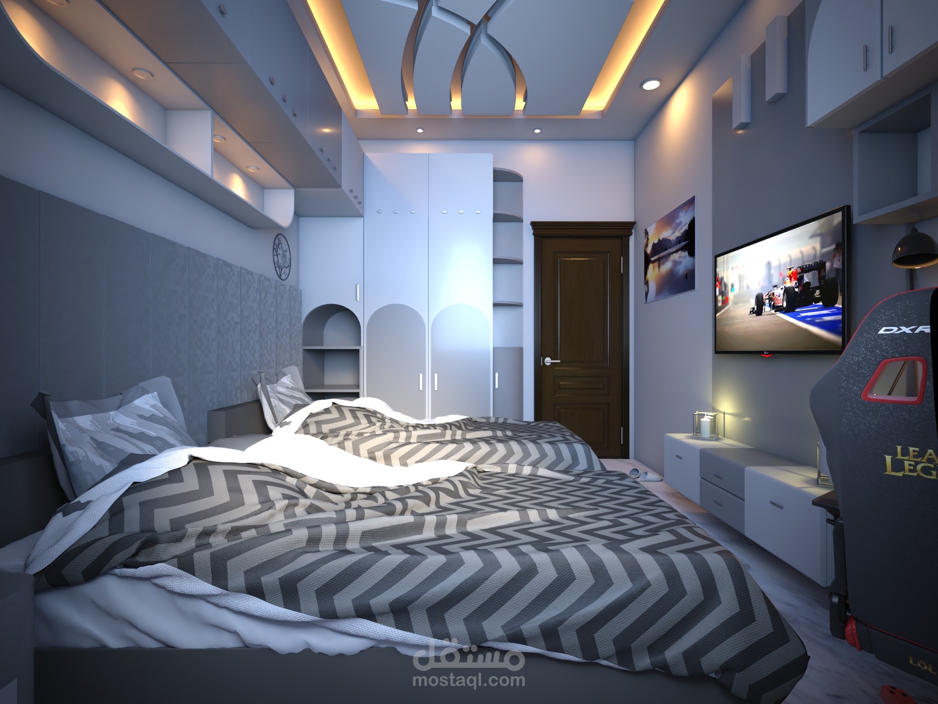 نصميم غرفة نوم اولاد