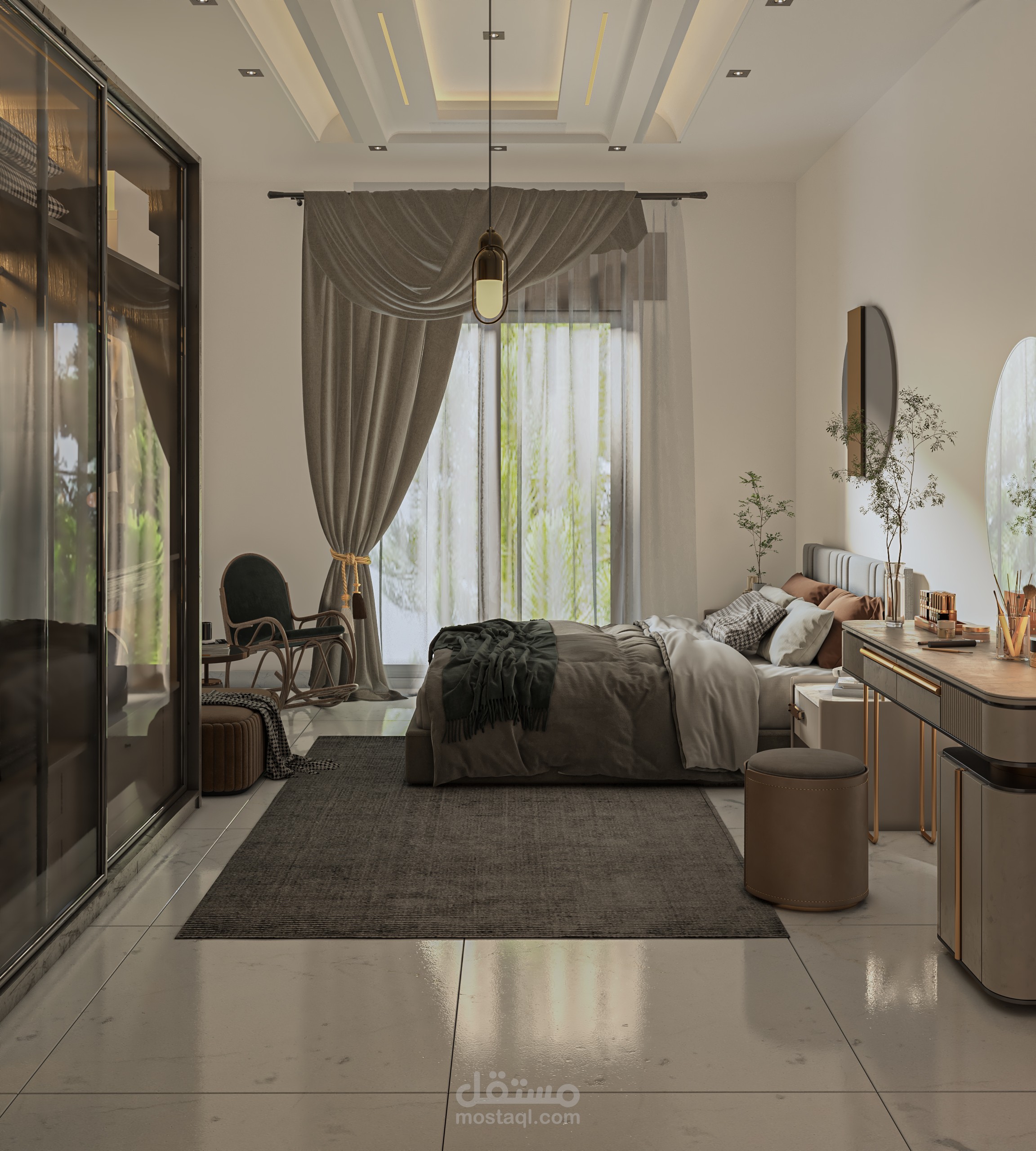 تصميم غرفة نوم أبوين