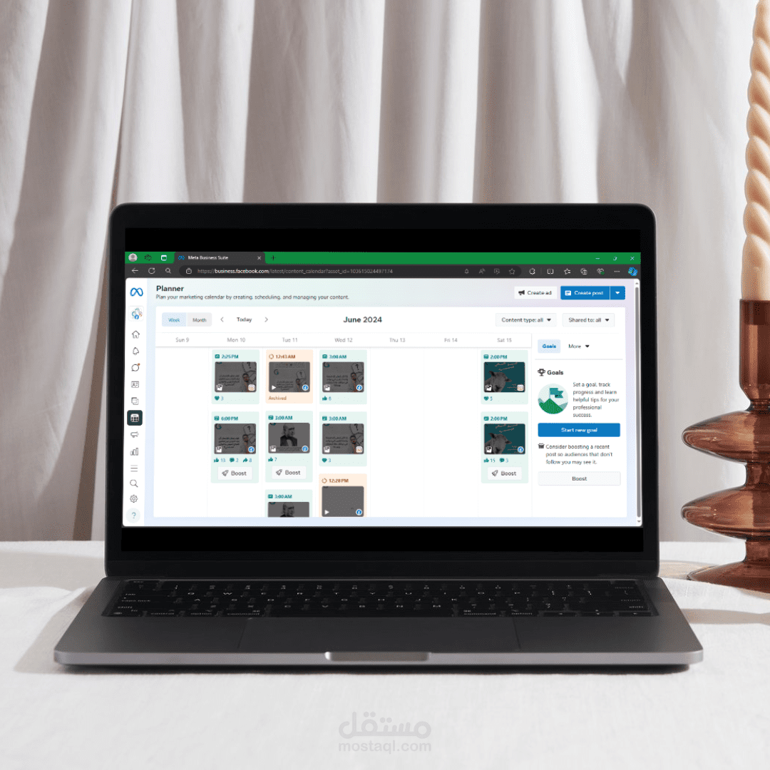 Creating content trackers and social media management