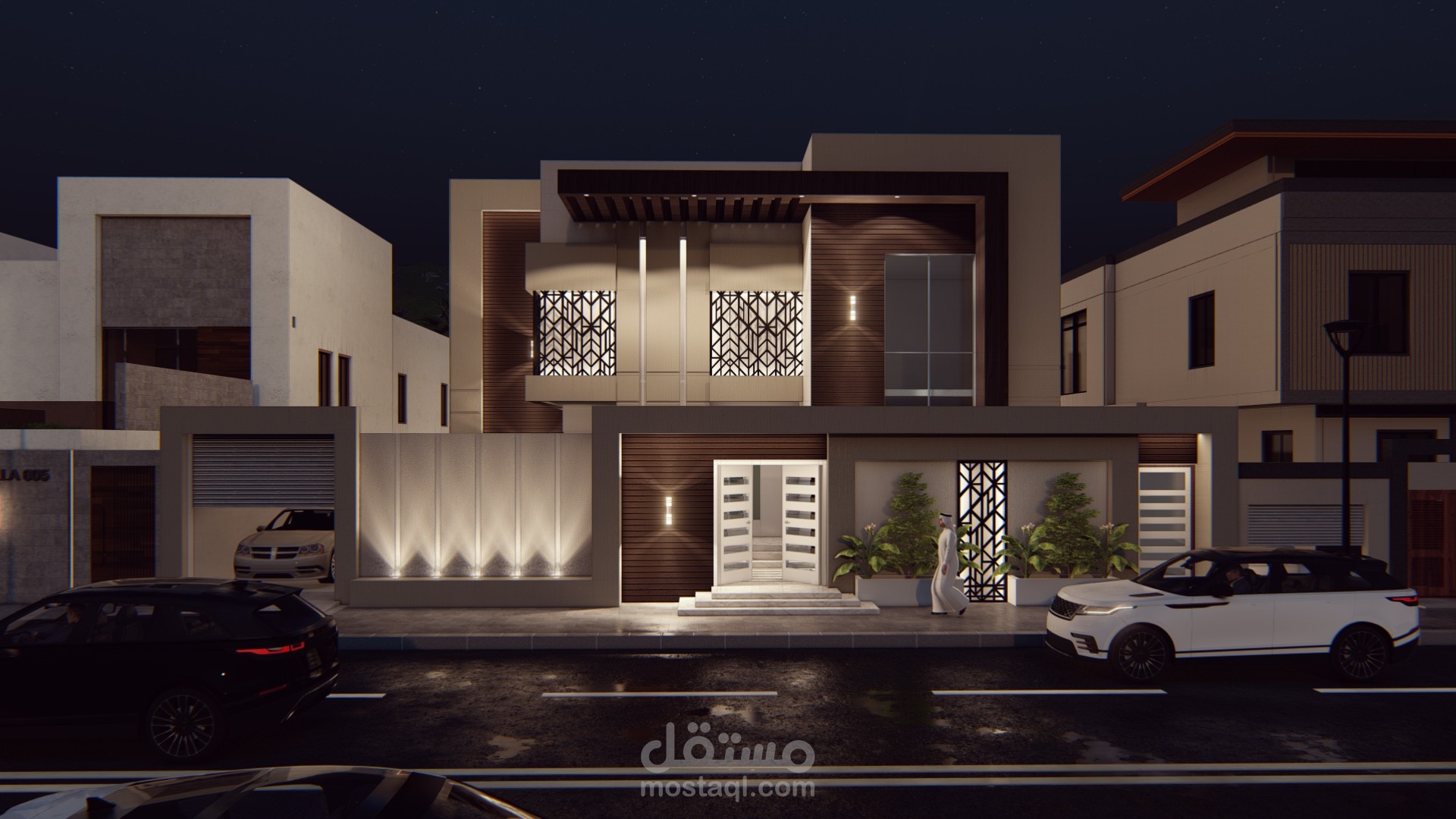 تصميم واجهة فيلا