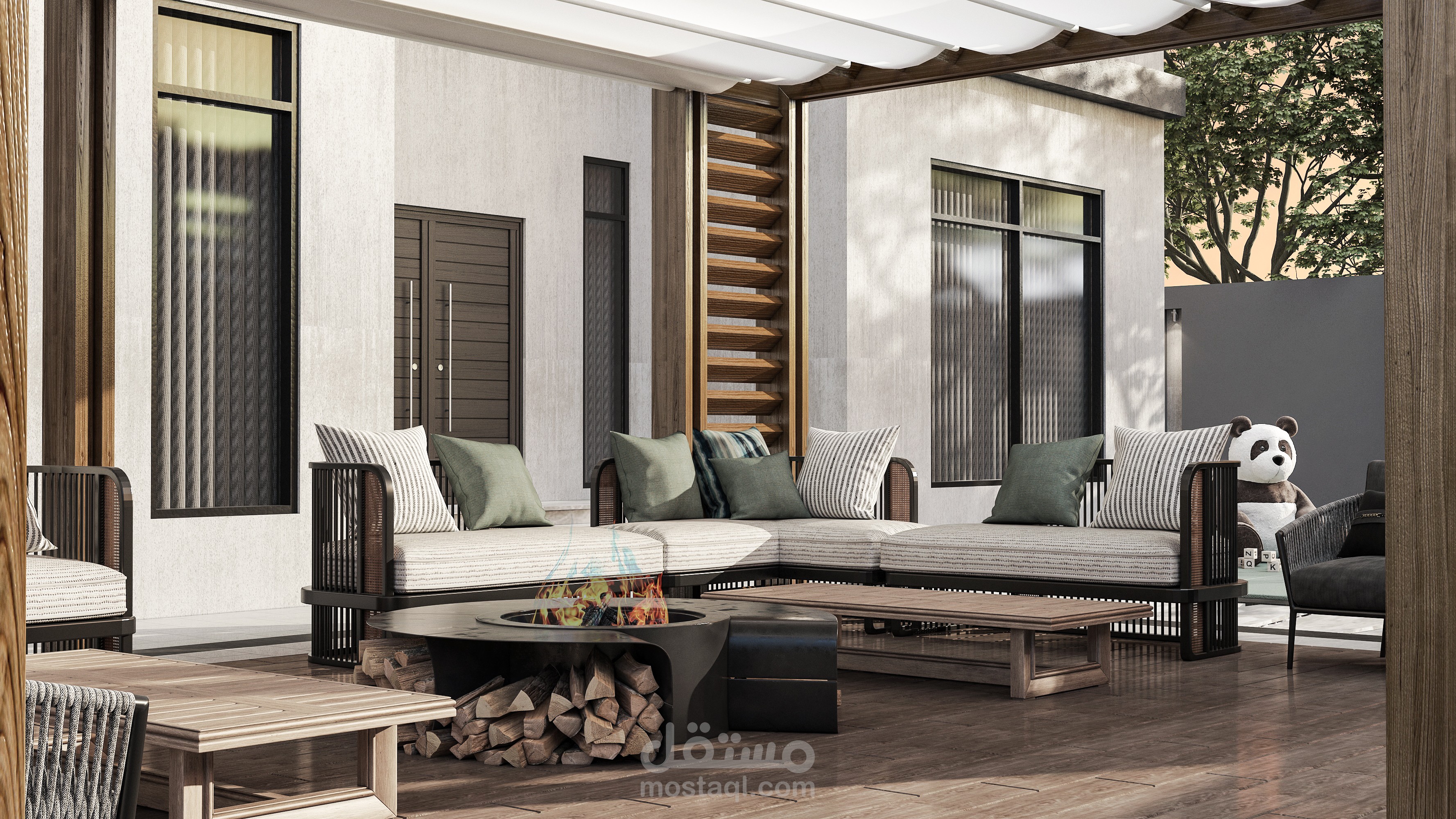 تصميم لاندسكيب خاص بفيلا