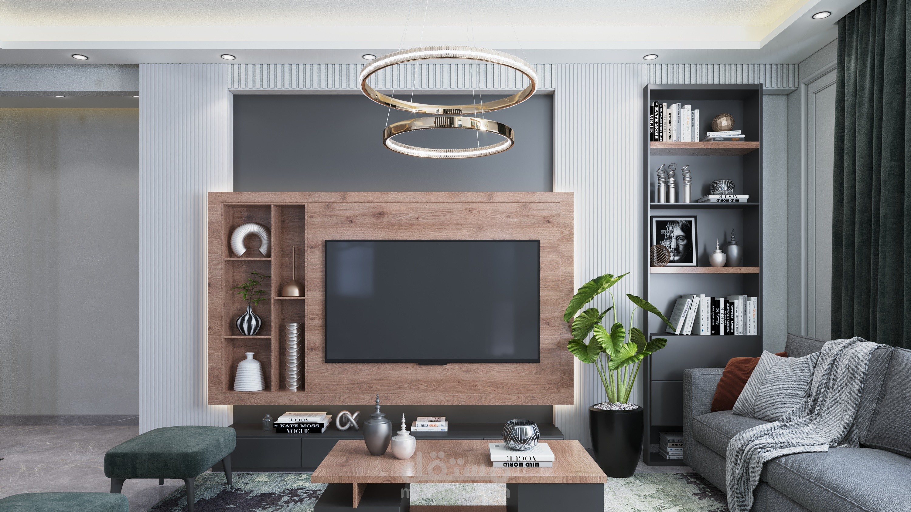 تصميم داخلي  لشقة سكنية