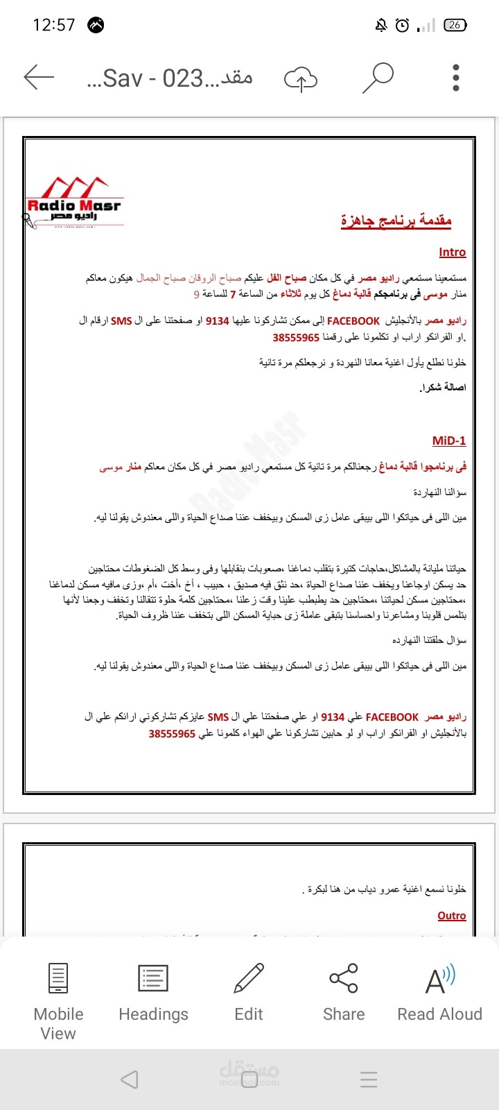 التعليق الصوتى