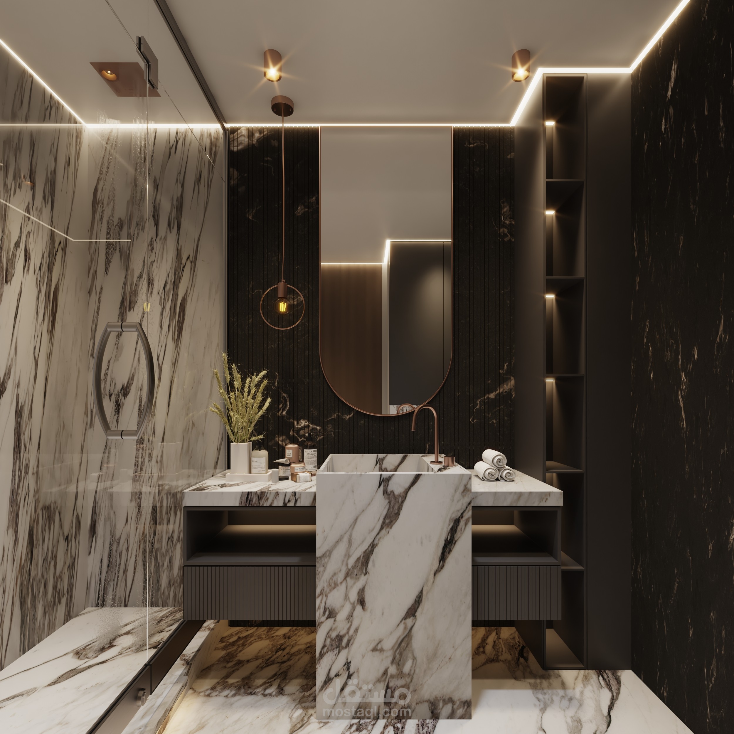 تصميم حمامات و مطابخ