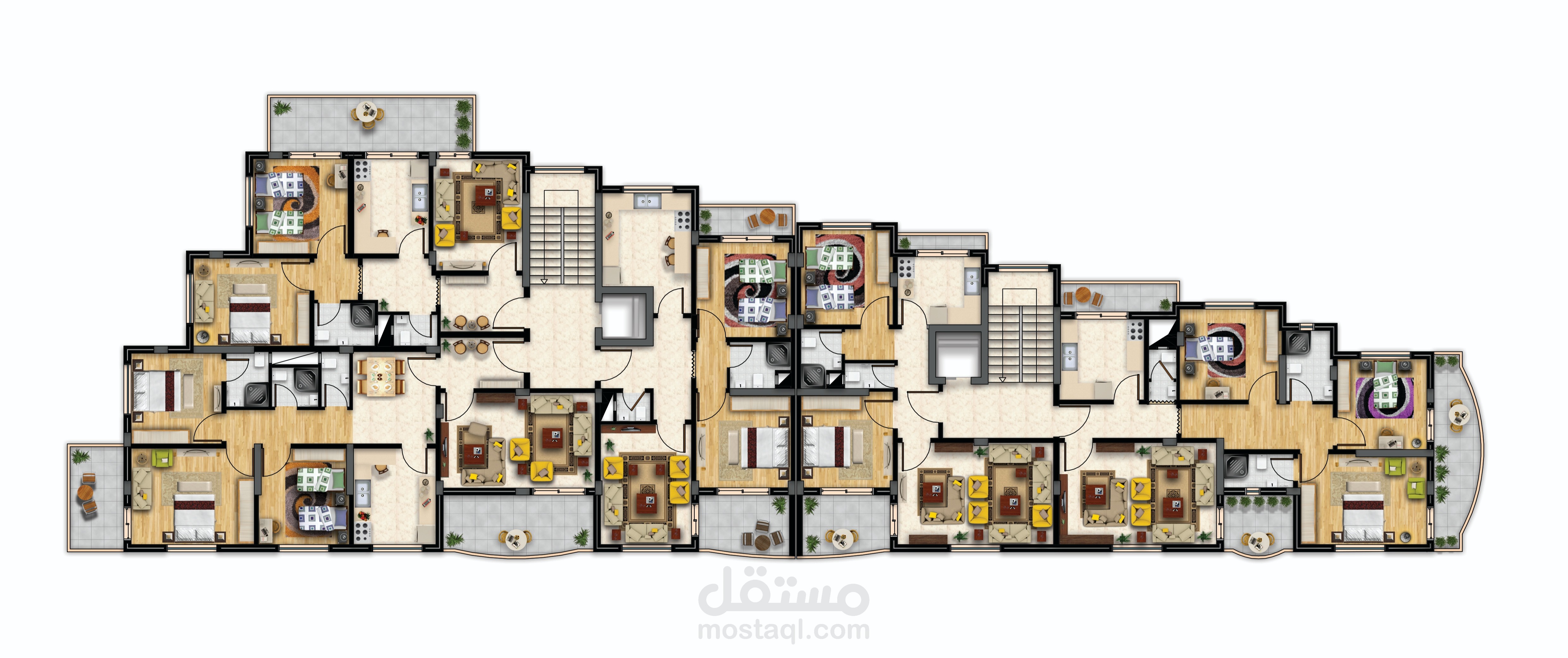 تصميم مبنى سكني