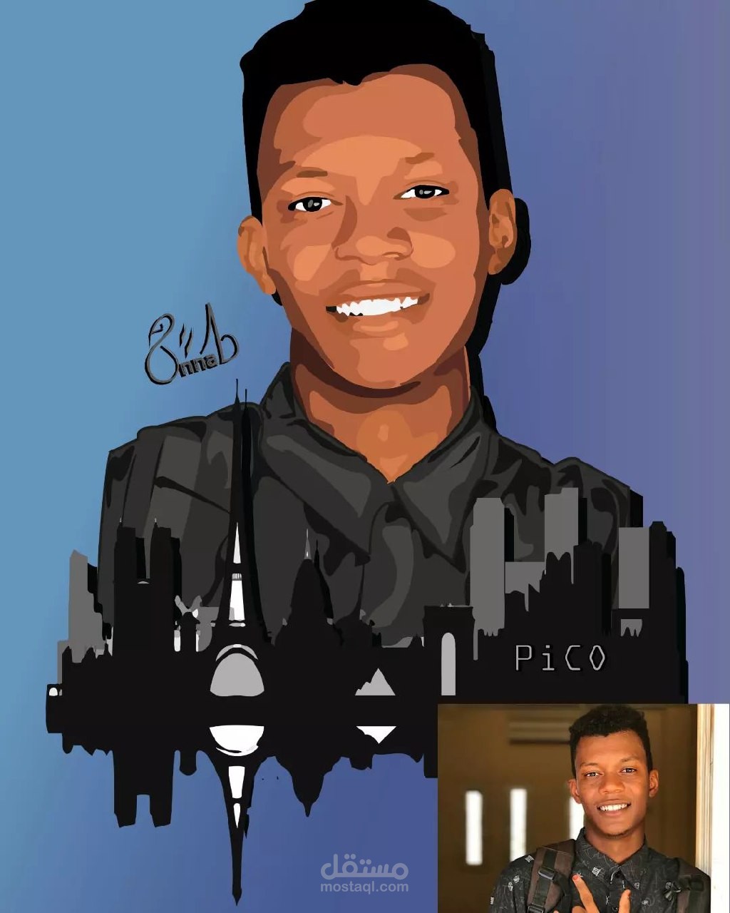 رسومات بورتريه و Victor