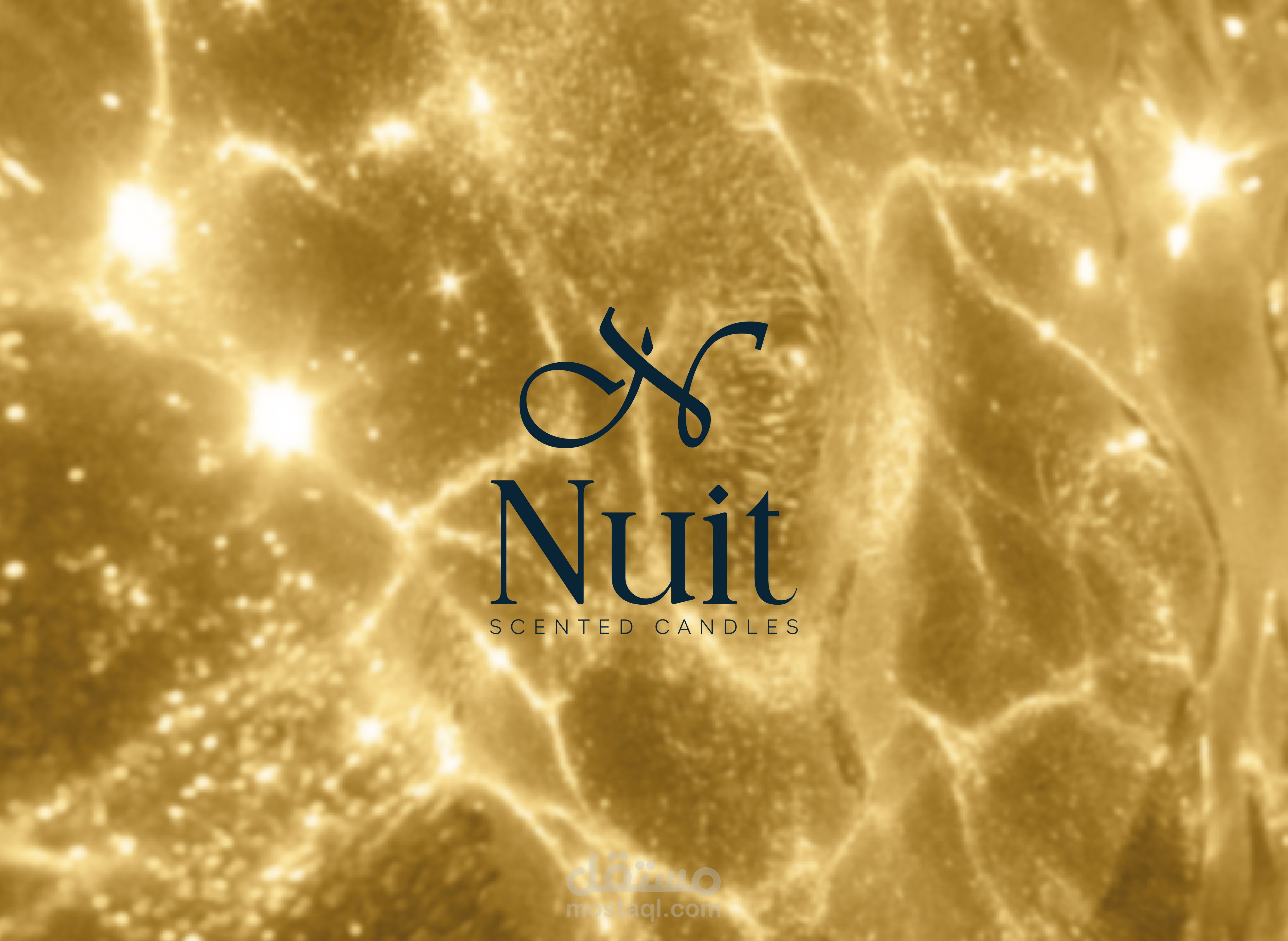 NUIT SCENTED CANDELS LOGO & IDENTITY