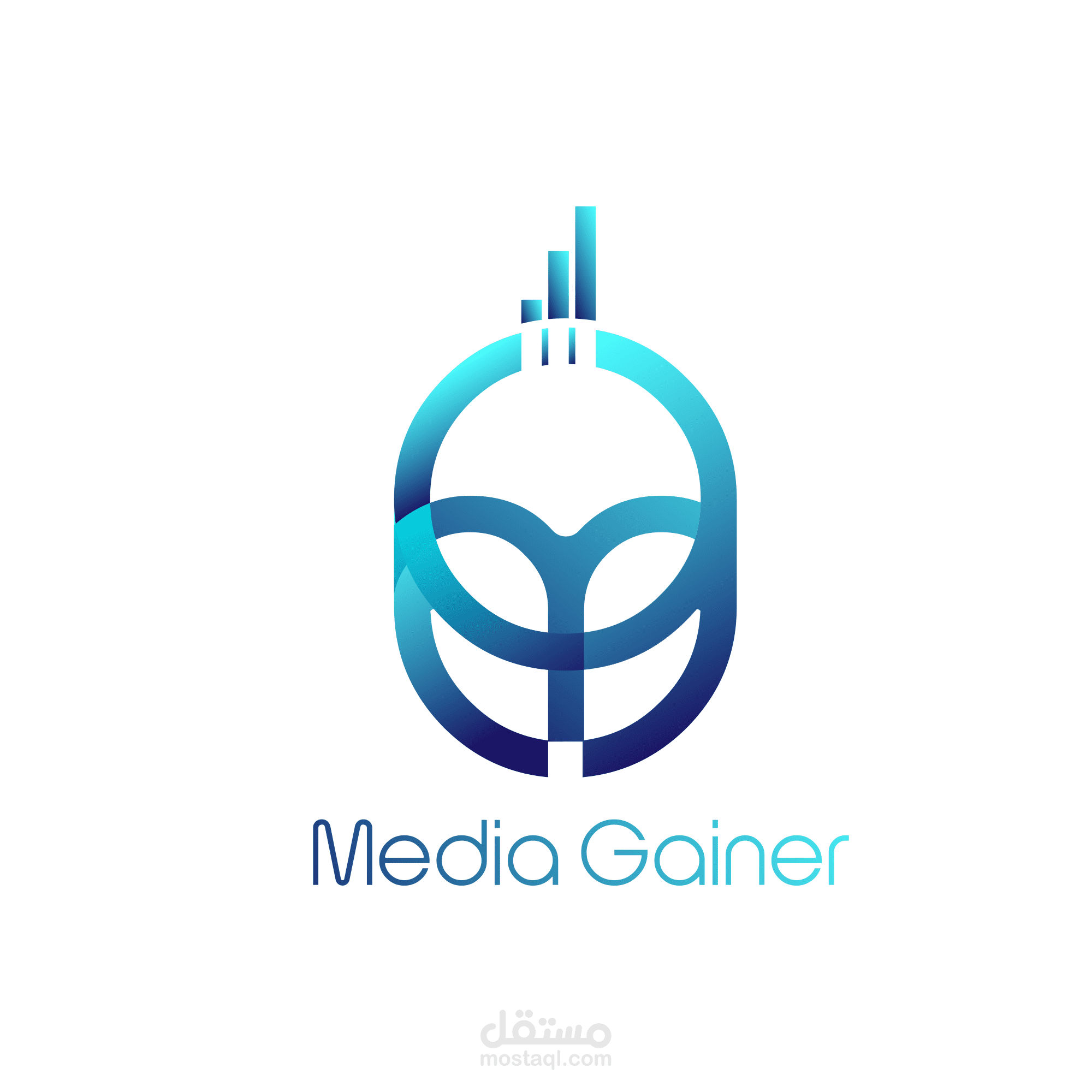 media gainer logo design
