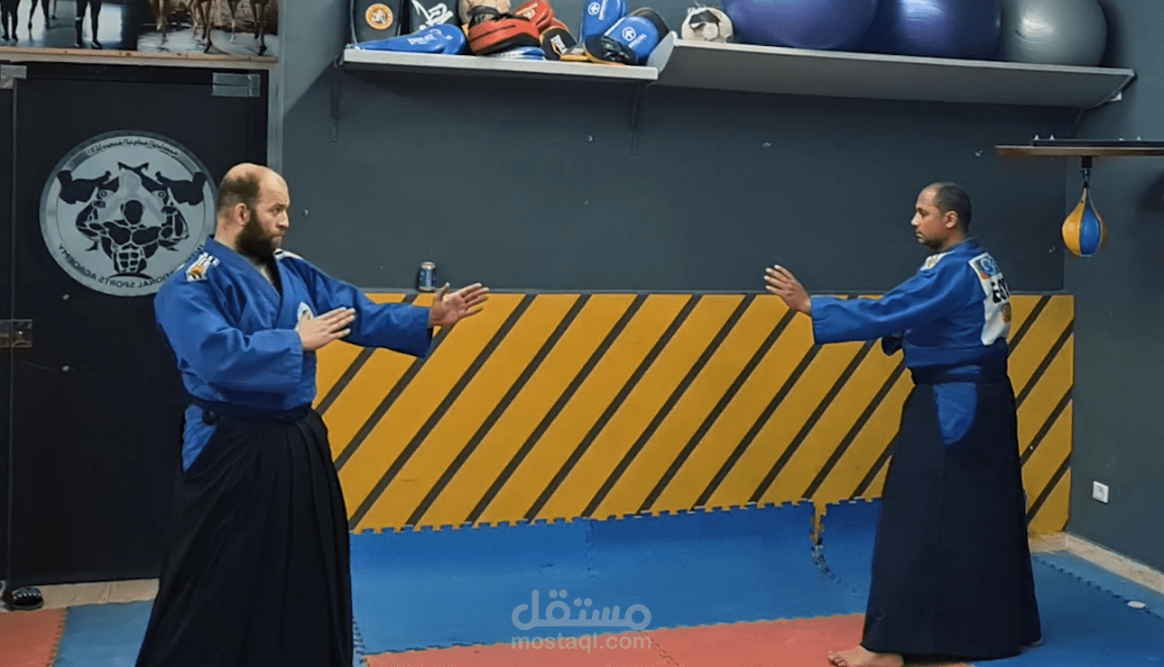 جزء من الحملة الإعلانية لمؤسسه ايكيكاي مصر - Aikikai Egypt  الرياضية
