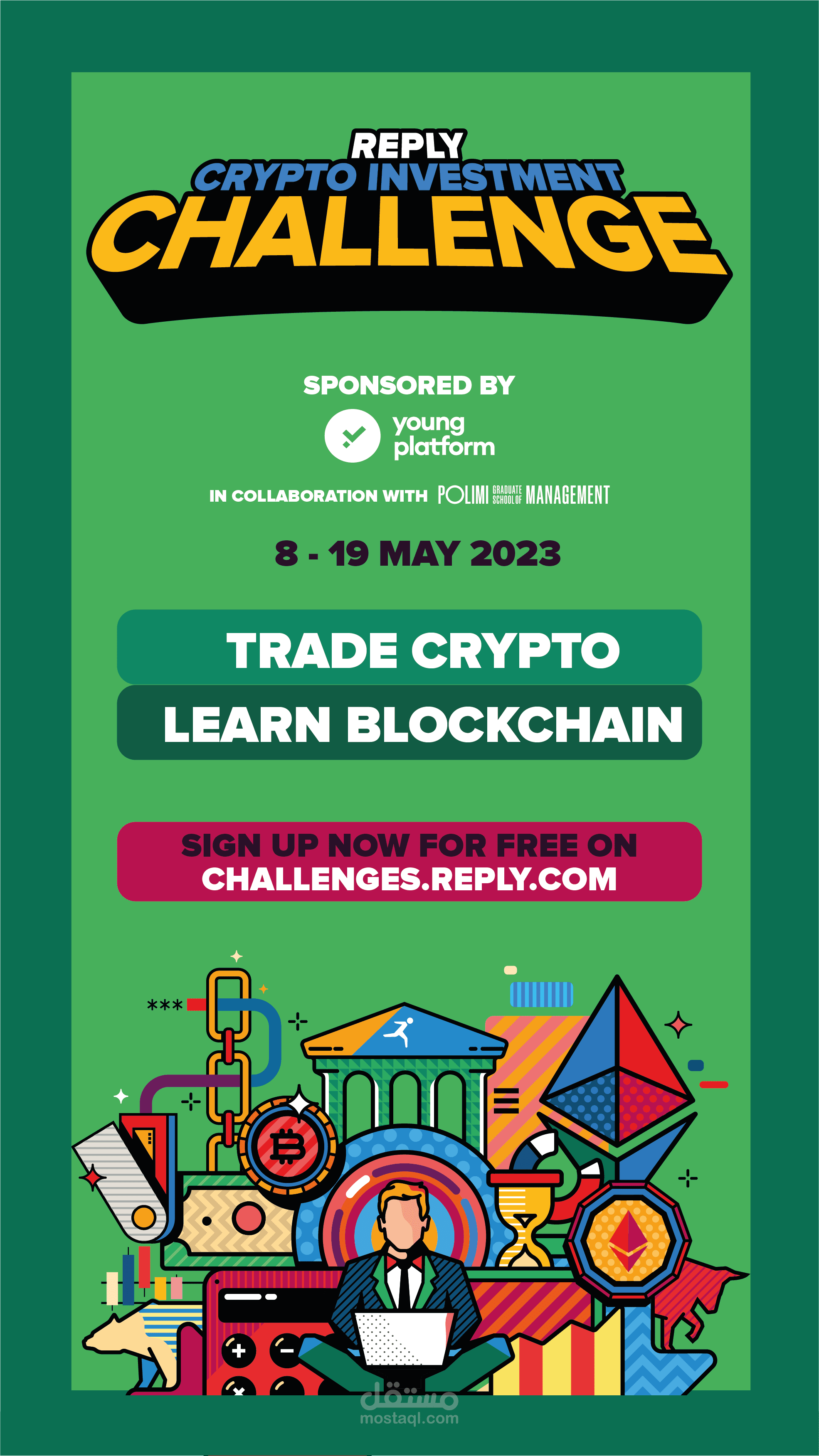 Promoting the Reply Crypto Investment Challenge 2023