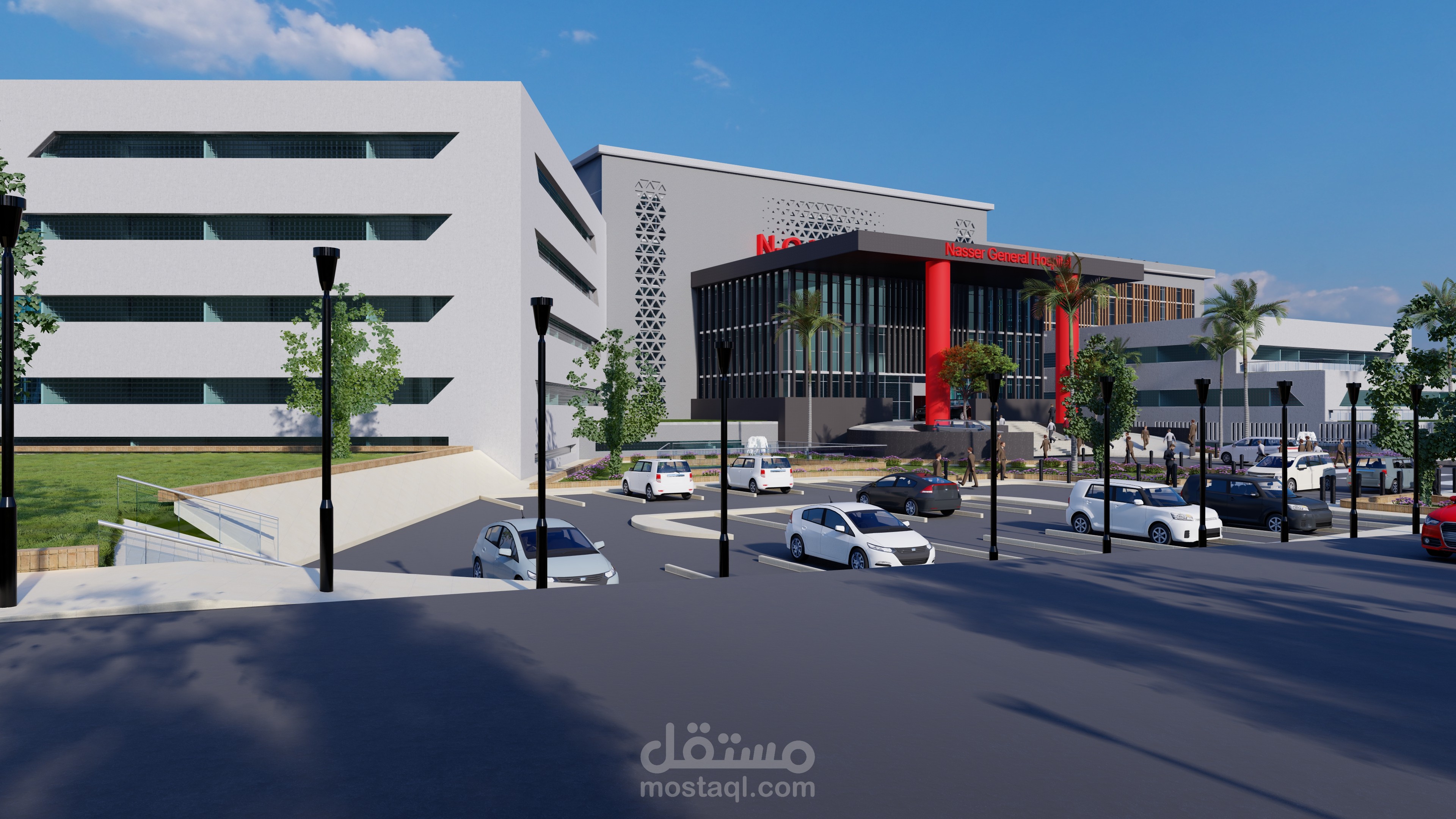 تصميم مستشفى عام بسعة ١٢٠ سرير