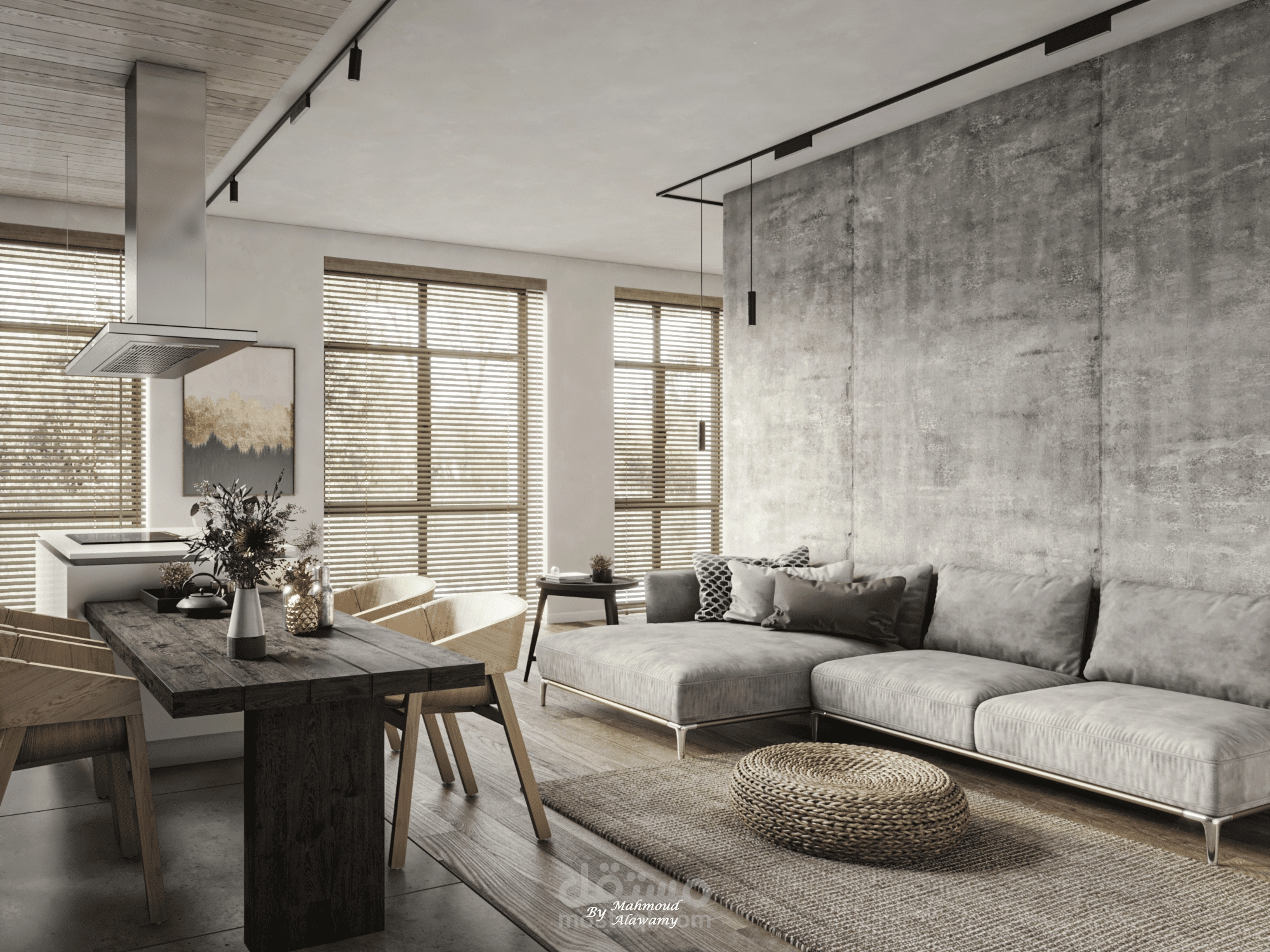 تصميم غرفه طعام عصريه