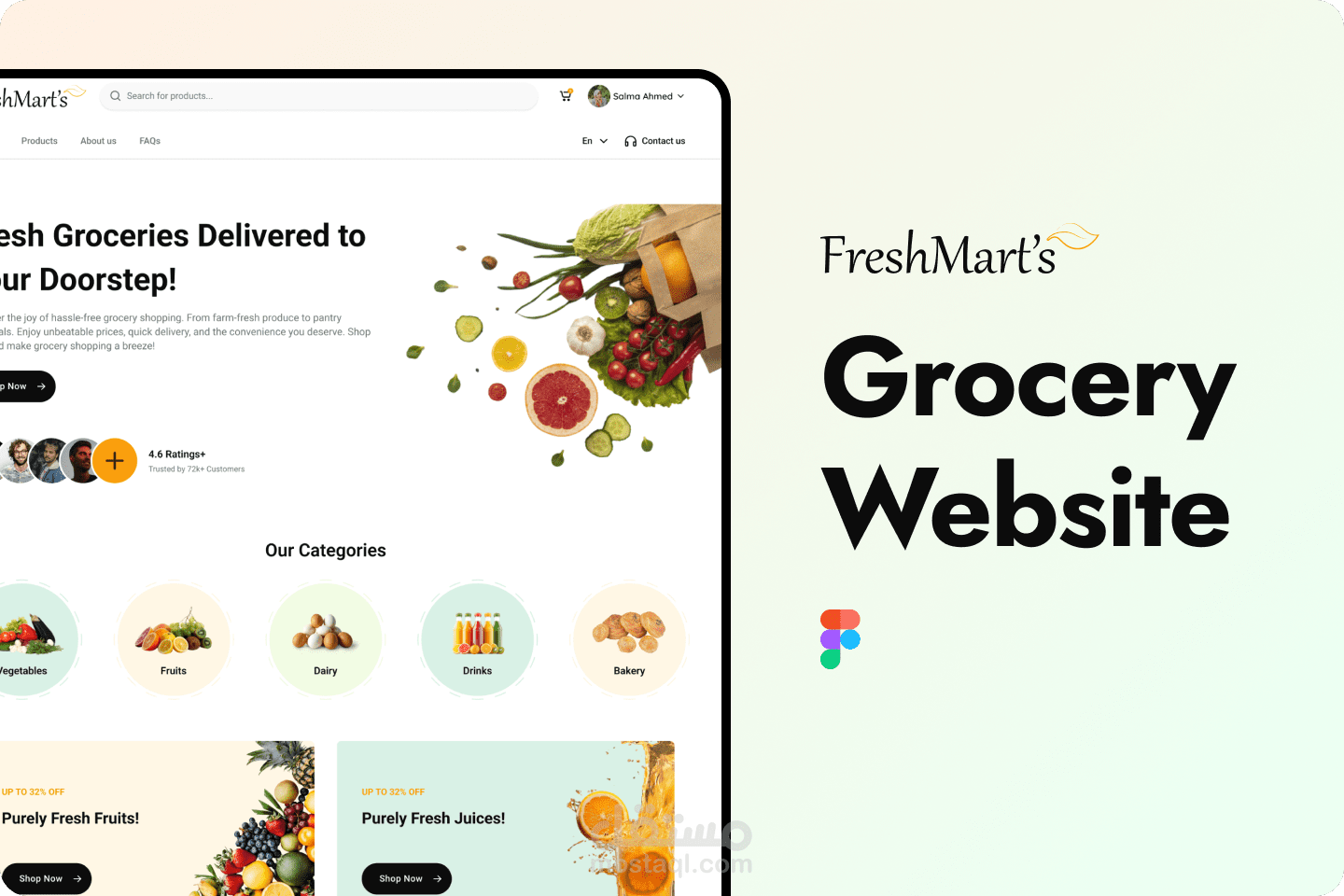 FreshMart's (Grocery Website)